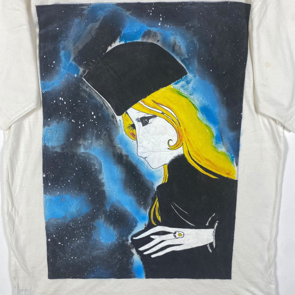 Anime × Japanese Brand Vintage GALAXY EXPRESS 999 Hand Painting Anime Tee Shirt Size US L / EU 52-54 / 3 - 2 Thumbnail