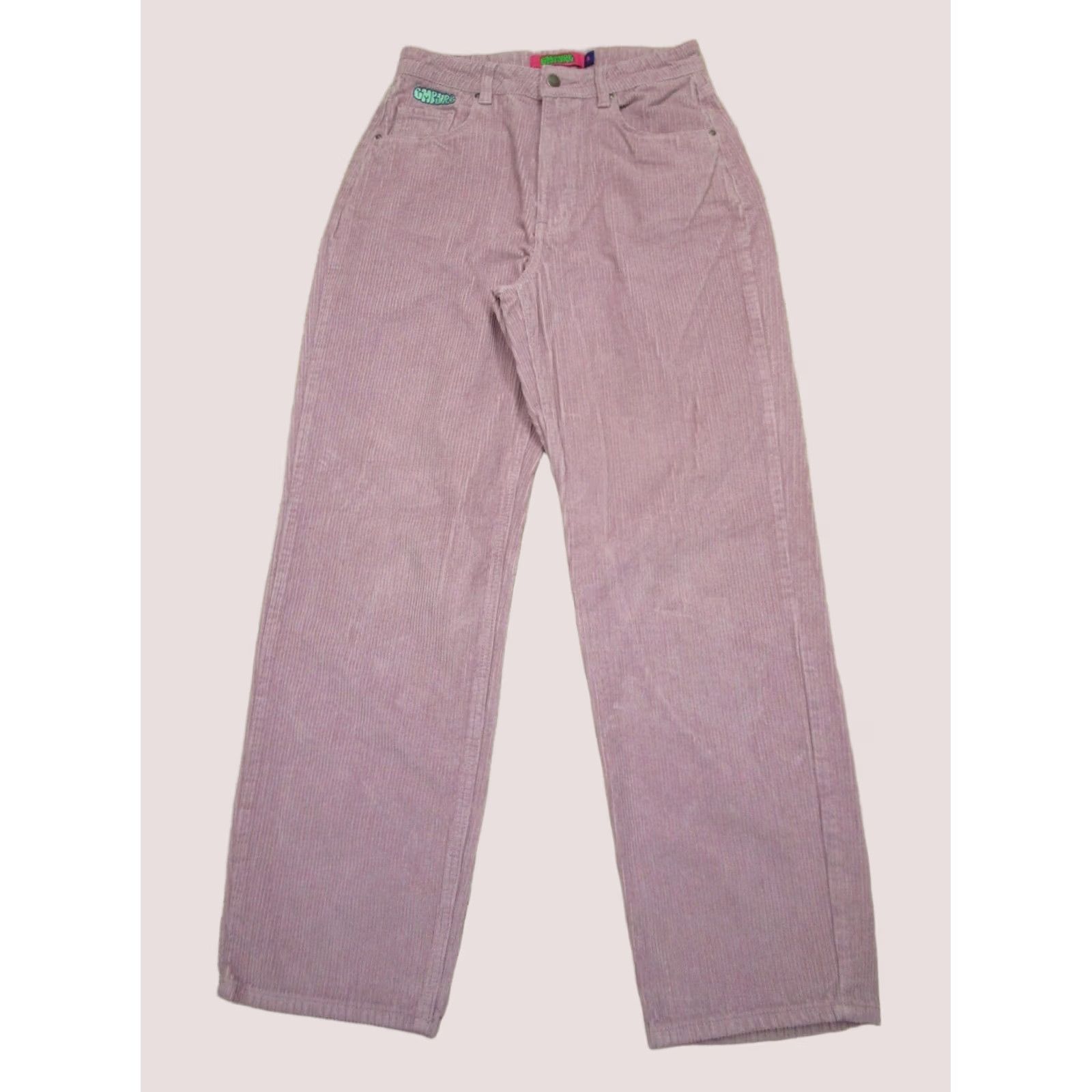 Empyre Empyre Jeans Women Purple High Rise Wide-Leg Corduroy 5-Pocket Relaxed 30in Inseam Size 27" / US 4 / IT 40 - 1 Thumbnail