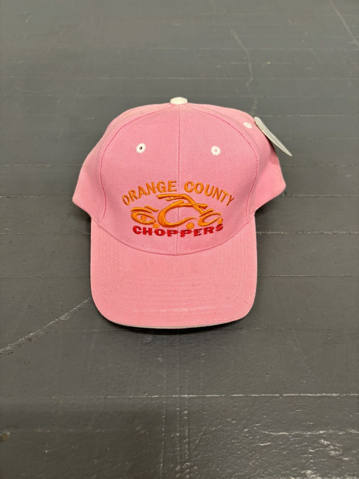 Vintage × West Coast Choppers Y2K Orange County chopper hat Size ONE SIZE - 1 Thumbnail