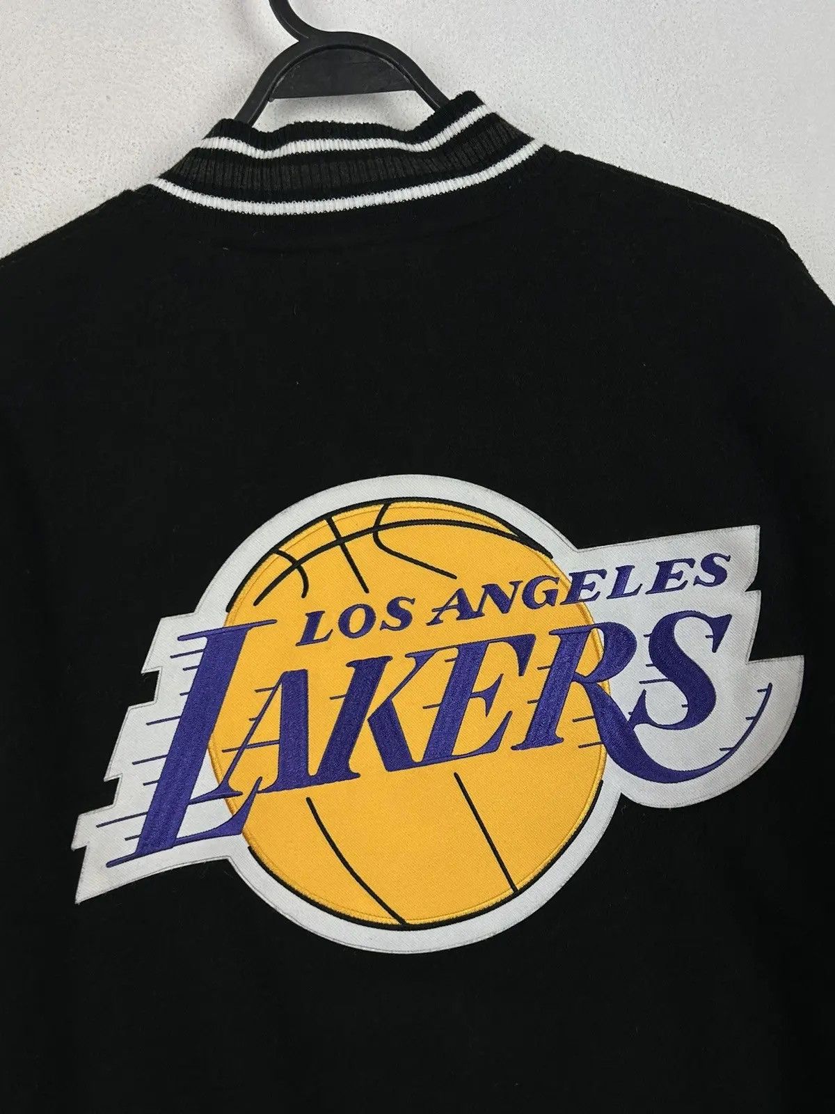 JH Design Vintage JH Design L.A. Lakers NBA Wool Reversible Jacket Size US S / EU 44-46 / 1 - 2 Thumbnail