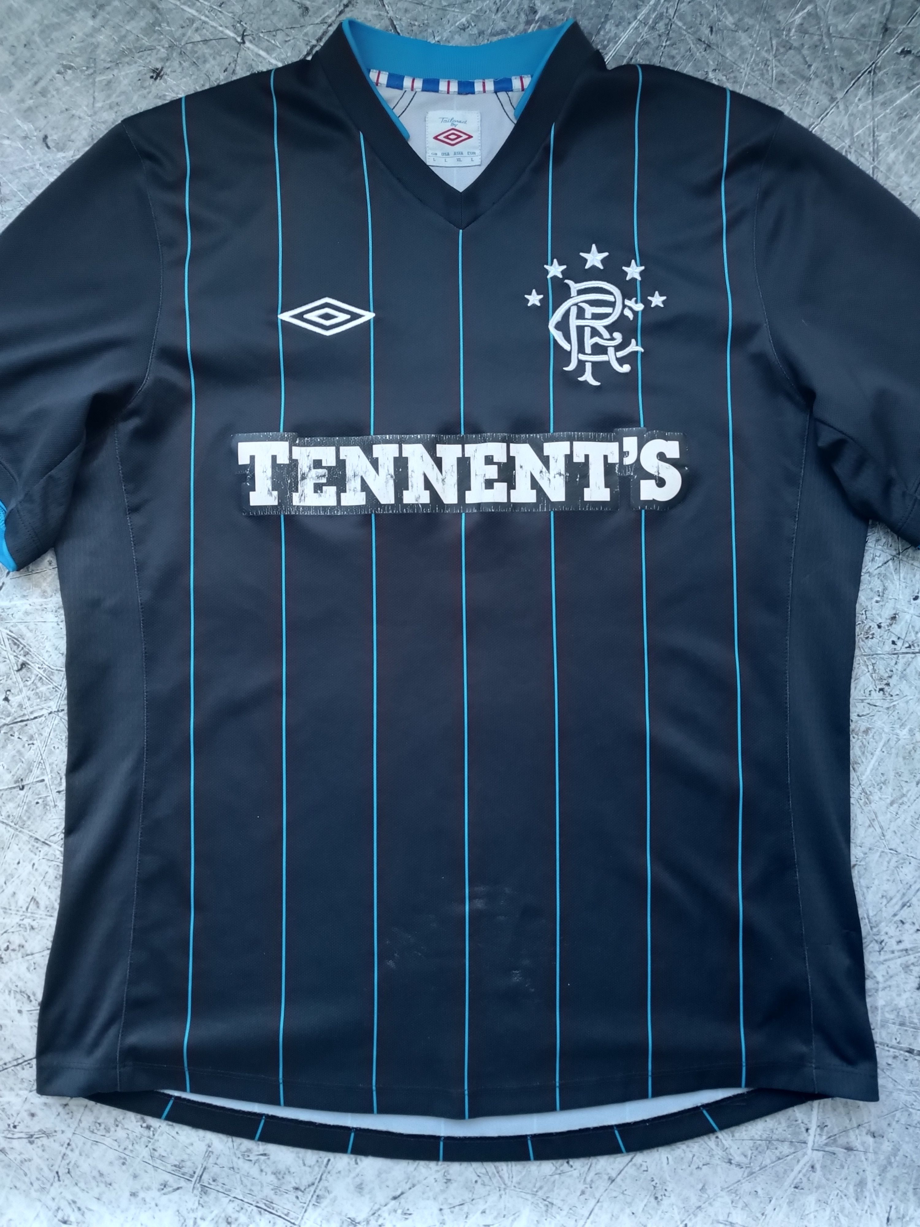 Umbro × Vintage Vintage Umbro Rangers FC Jersey Size US L / EU 52-54 / 3 - 1 Thumbnail