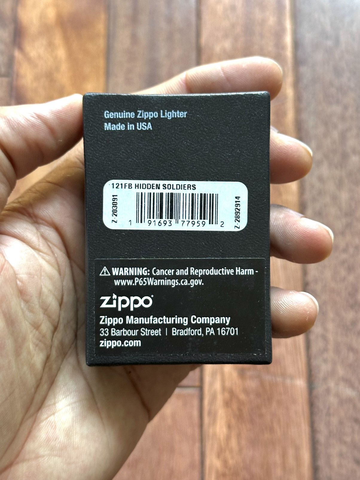 HIDDEN Hidden Windproof Zippo Lighter Size ONE SIZE - 2 Thumbnail
