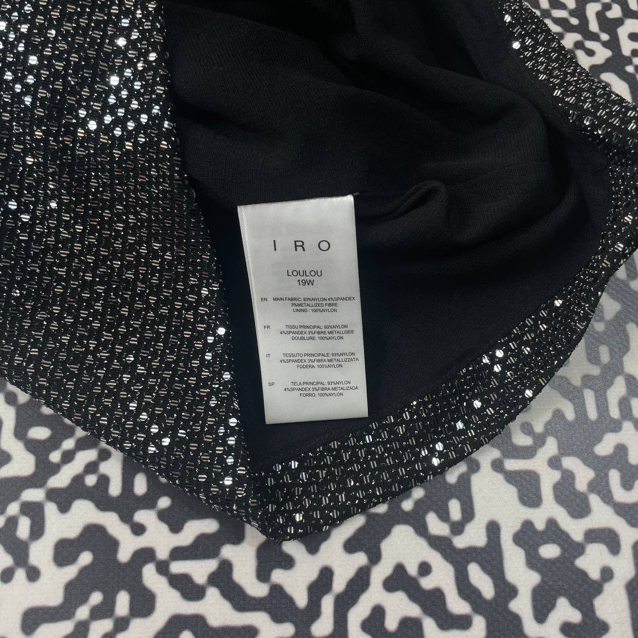 Iro Iro Luxury Night Mini Dress Nylon Y2K Size M / US 6-8 / IT 42-44 - 15 Thumbnail