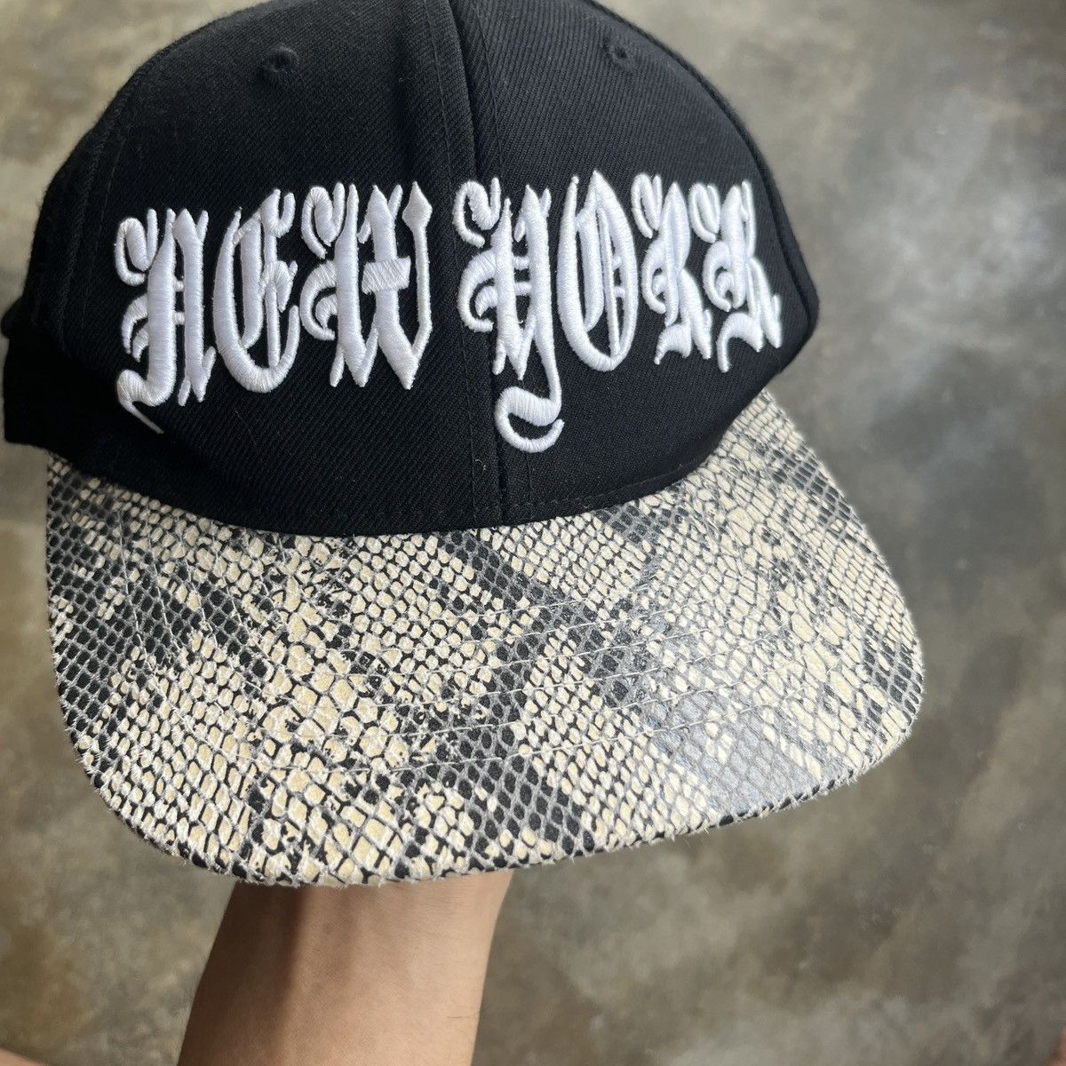 MLB MLB New York The Snake Chrome Black Cap Size ONE SIZE - 4 Thumbnail