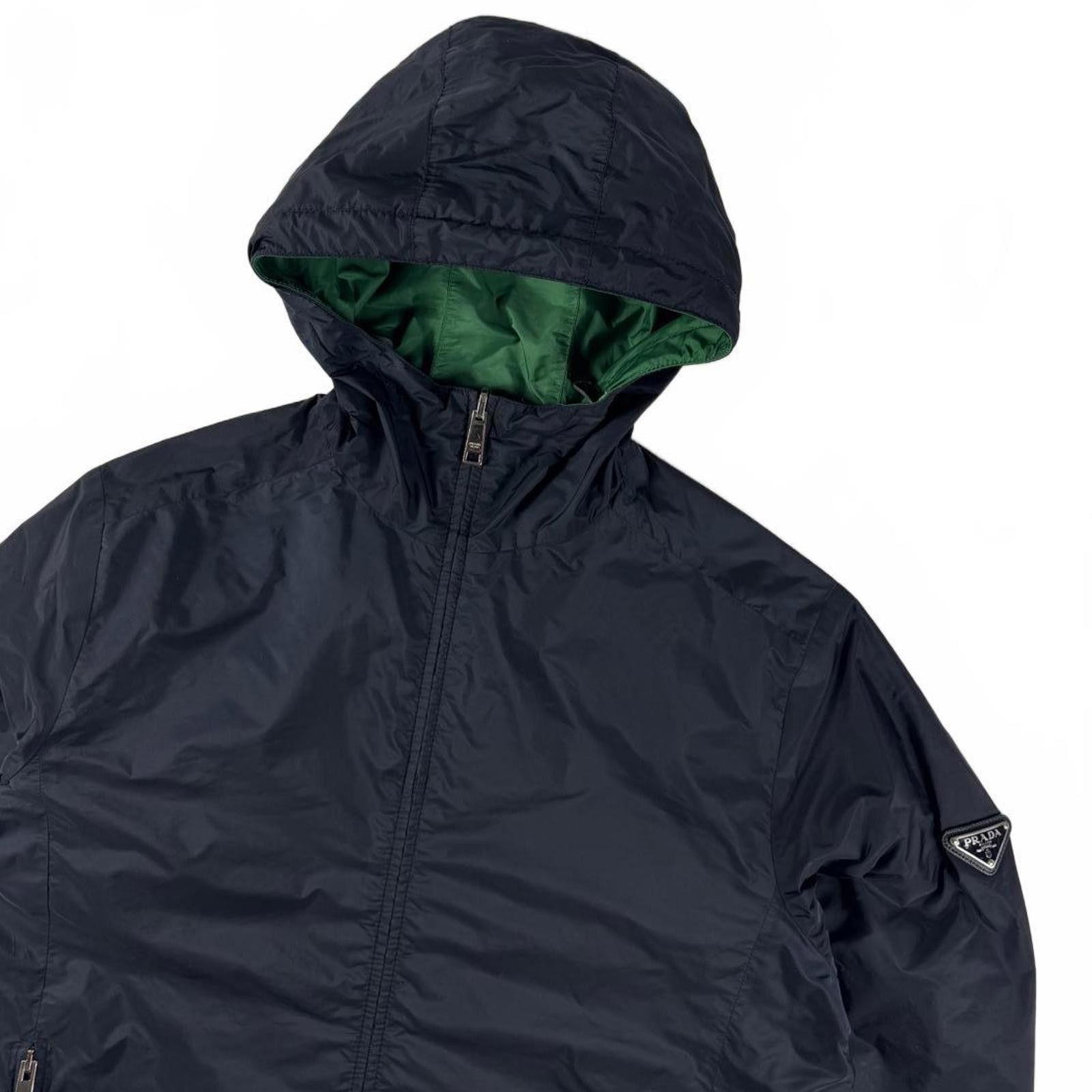 Prada Prada Milano Reversible Nylon Jacket Navy Blue Large (52) Size US L / EU 52-54 / 3 - 2 Thumbnail