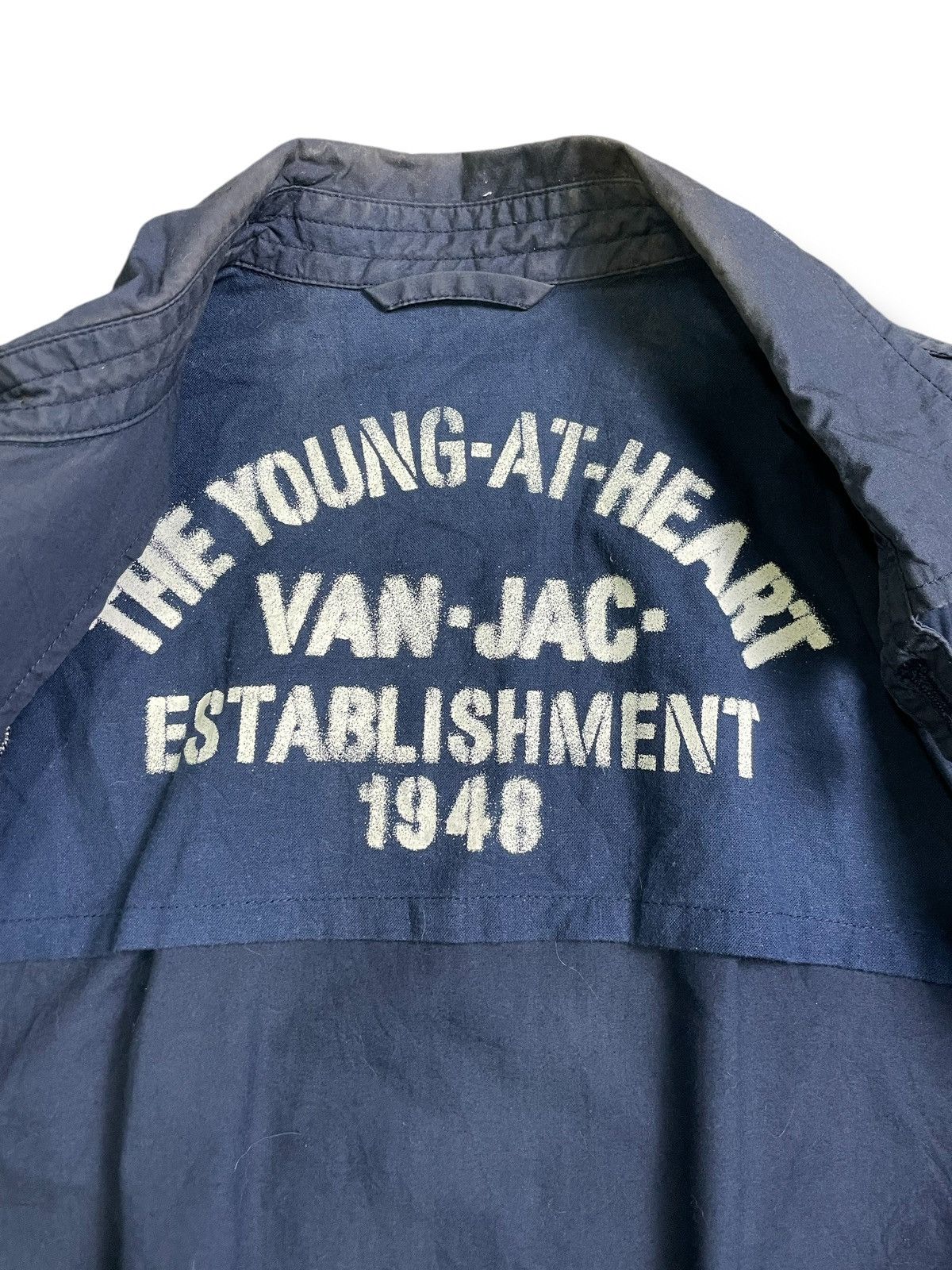 Japanese Brand × Vintage Classic Van Jacket x Japanese Brand Cotton Zipper (38) Size US S / EU 44-46 / 1 - 11 Thumbnail