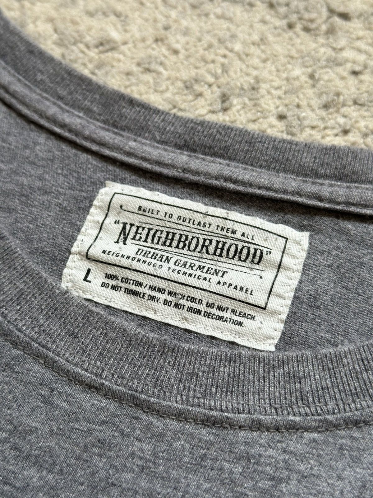 Neighborhood Neighborhood Izzue patch 90’s tee Size US L / EU 52-54 / 3 - 7 Thumbnail