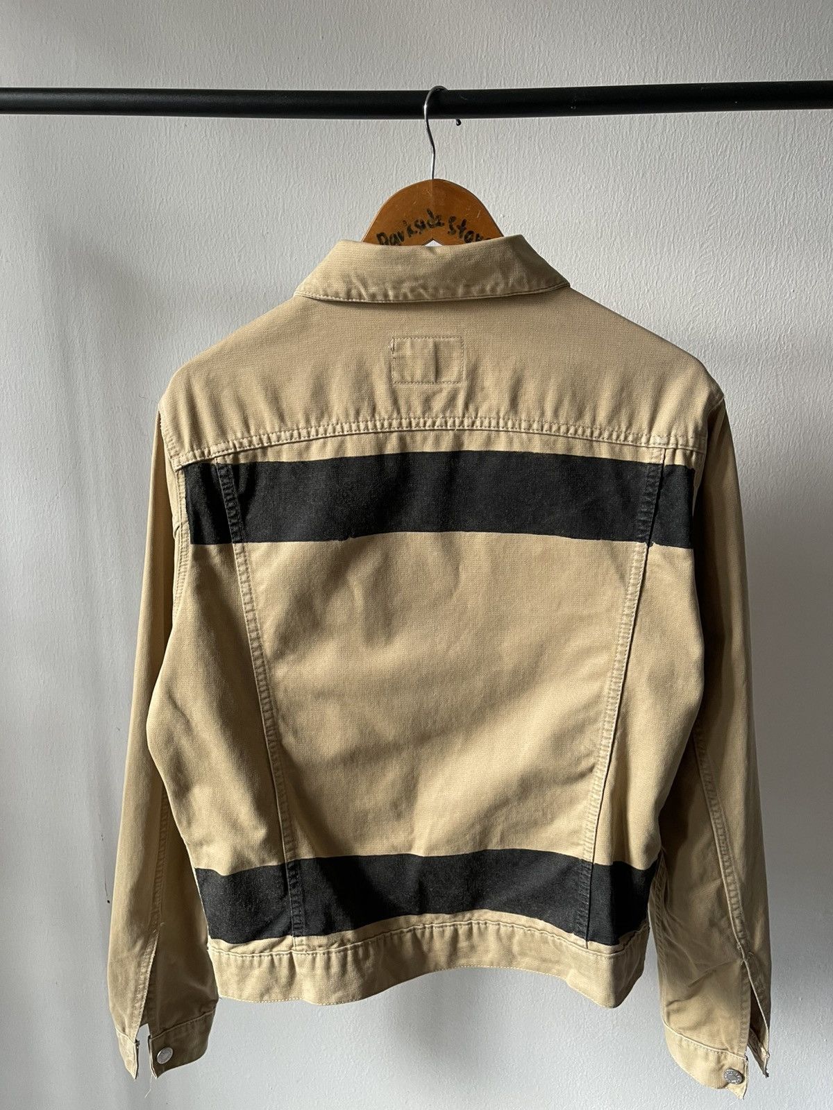 Helmut Lang 1996 Helmut Lang Stripe Denim Jacket #98 Size US M / EU 48-50 / 2 - 2 Thumbnail