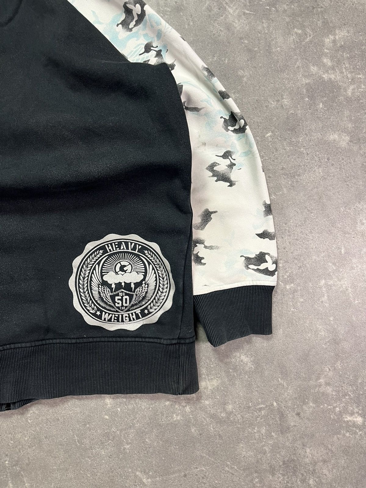 G-Unit G-Unit Big Logo Camo Printed Baggy Heavy Zip Hoodie L XL Size US L / EU 52-54 / 3 - 13 Thumbnail