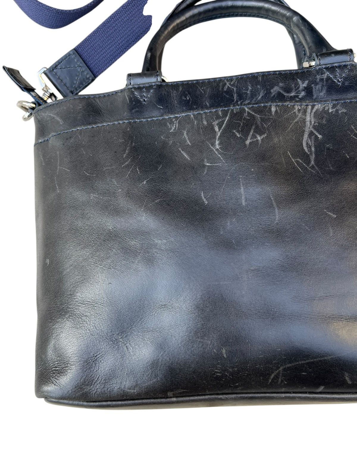 Leather DOCHE Japan Scratch Patina Leather 2 Way Bag Size ONE SIZE - 7 Thumbnail