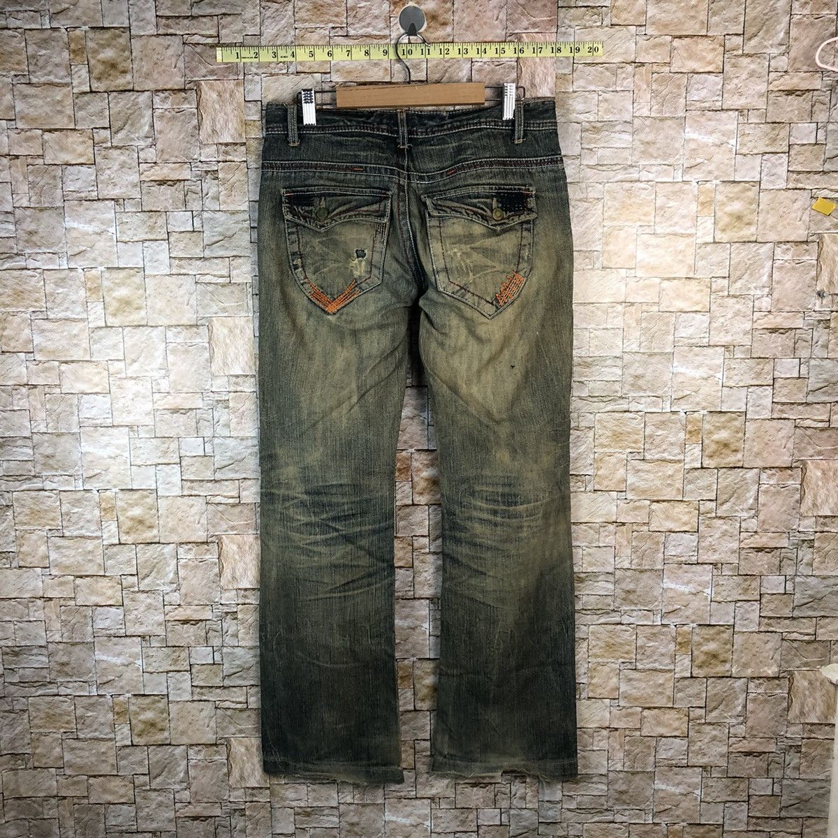 Request Jeans Request Black faded ripped Distressed Denim Pants #A1039 Size US 31 - 14 Thumbnail