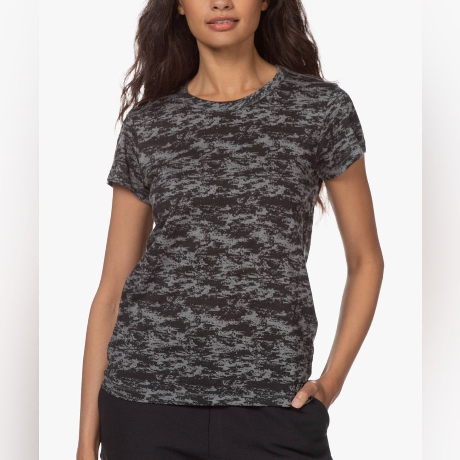 Rag & Bone rag & bone All Over Camo Cotton Short Sleeve T-Shirt Size M / US 6-8 / IT 42-44 - 2 Thumbnail