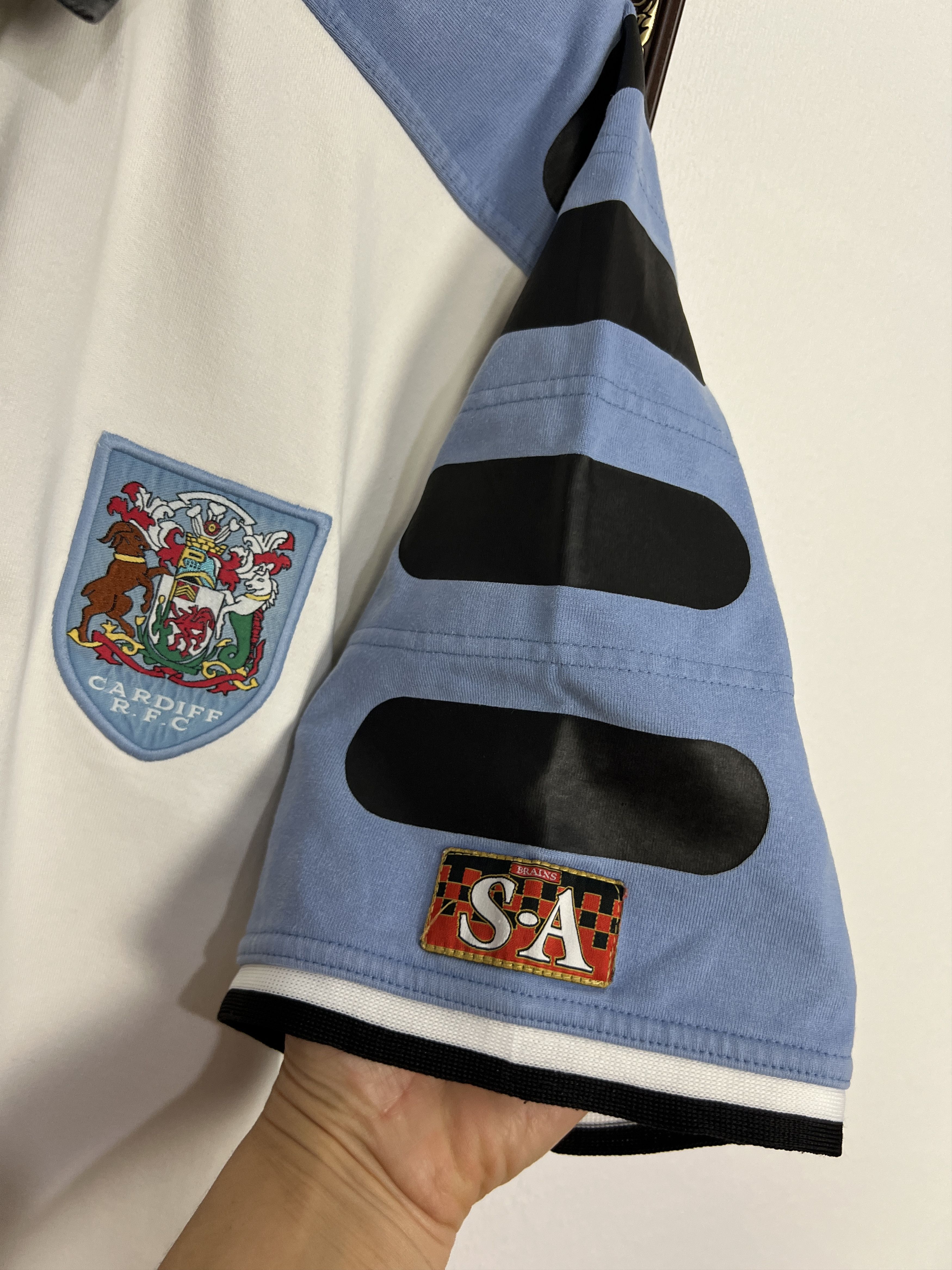 Fila Vintage Fila Cardiff Blues Rugby Union Jersey Shirt Trikot Size US XXL / EU 58 / 5 - 4 Thumbnail