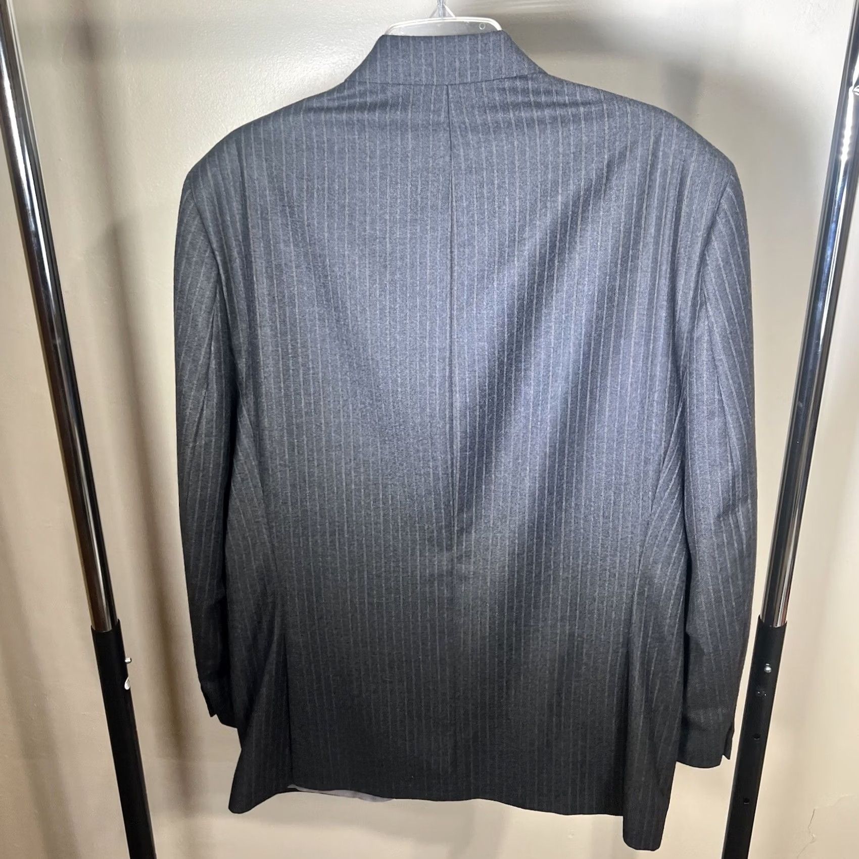 Michael Kors Michael Kors Blazer Mens 42R Wool 2 Piece Gray 42 Regular Mens Slip Size 42R - 4 Thumbnail