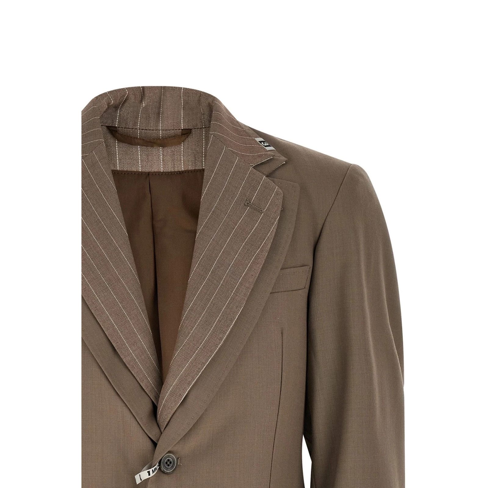 Maison MIHARA YASUHIRO MAISON MIHARA YASUHIRO Double Layer Beige Blazer Jacket New Size US S / EU 44-46 / 1 - 3 Thumbnail