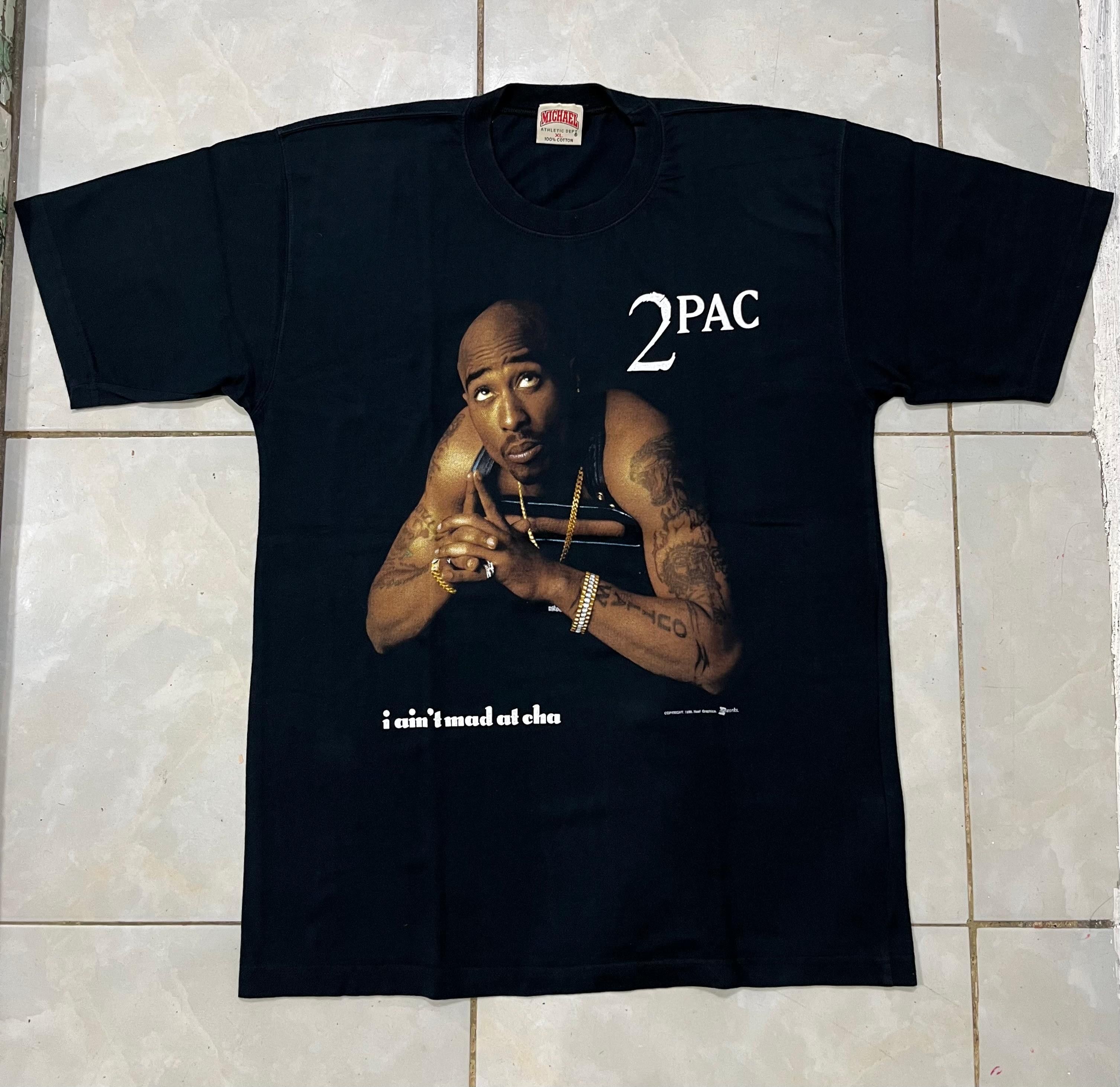 Rap Tees vintage 2pac i ain't mad at cha Tee Size US XL / EU 56 / 4 - 1 Thumbnail