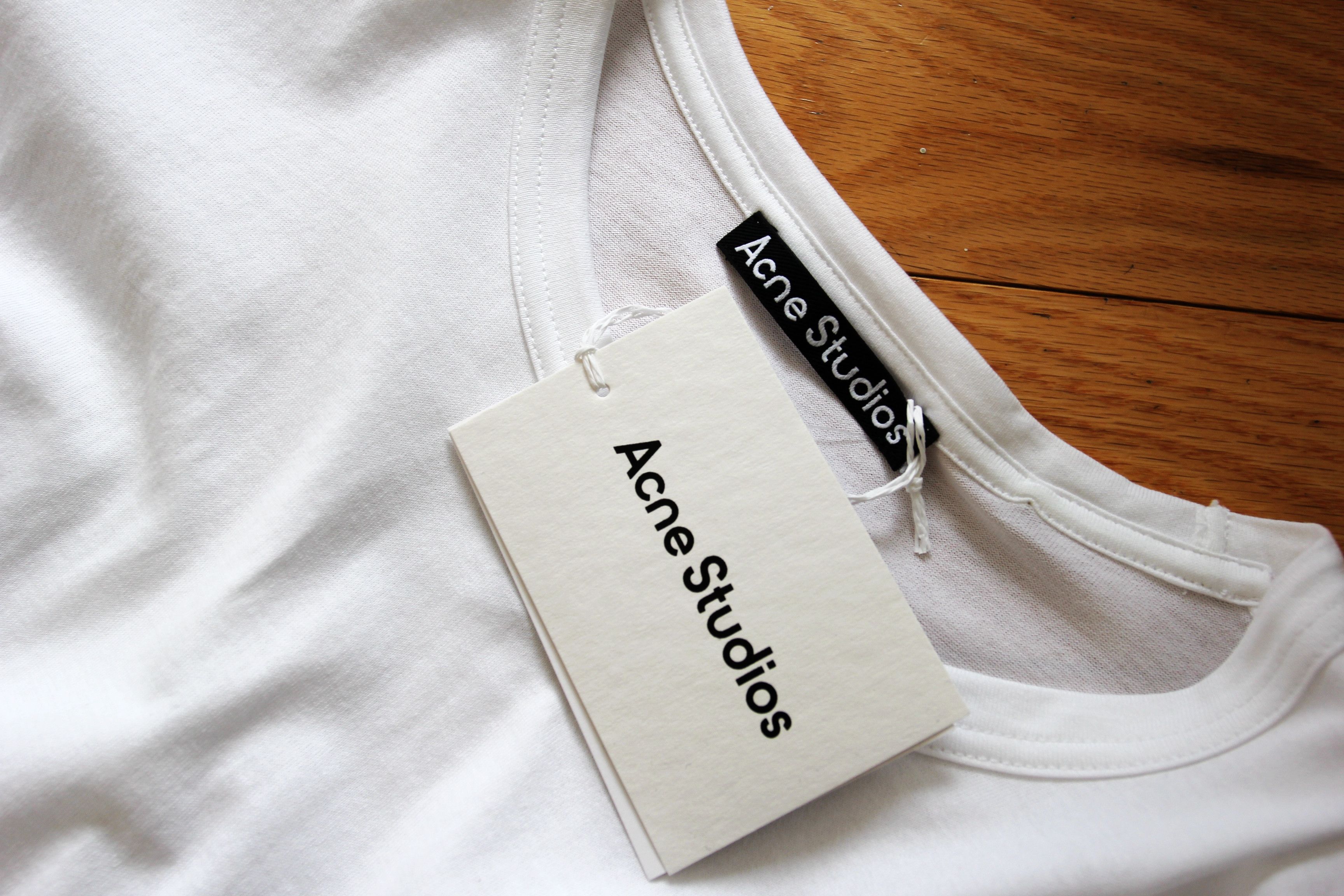 Acne Studios BNWT AW24 ACNE STUDIOS PATCH WHITE TSHIRT XL Size US XL / EU 56 / 4 - 8 Thumbnail