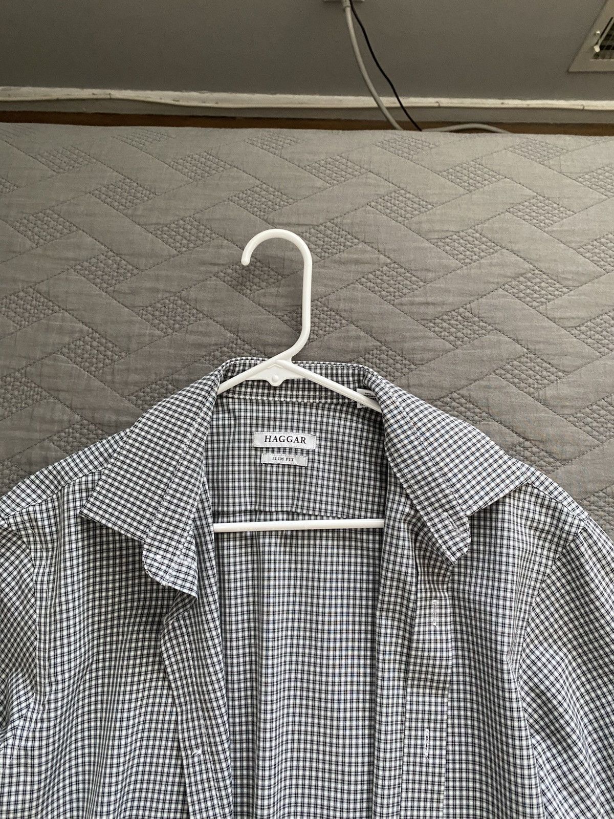 Haggar Haggar Slim Fit Button Up Size US L / EU 52-54 / 3 - 3 Thumbnail