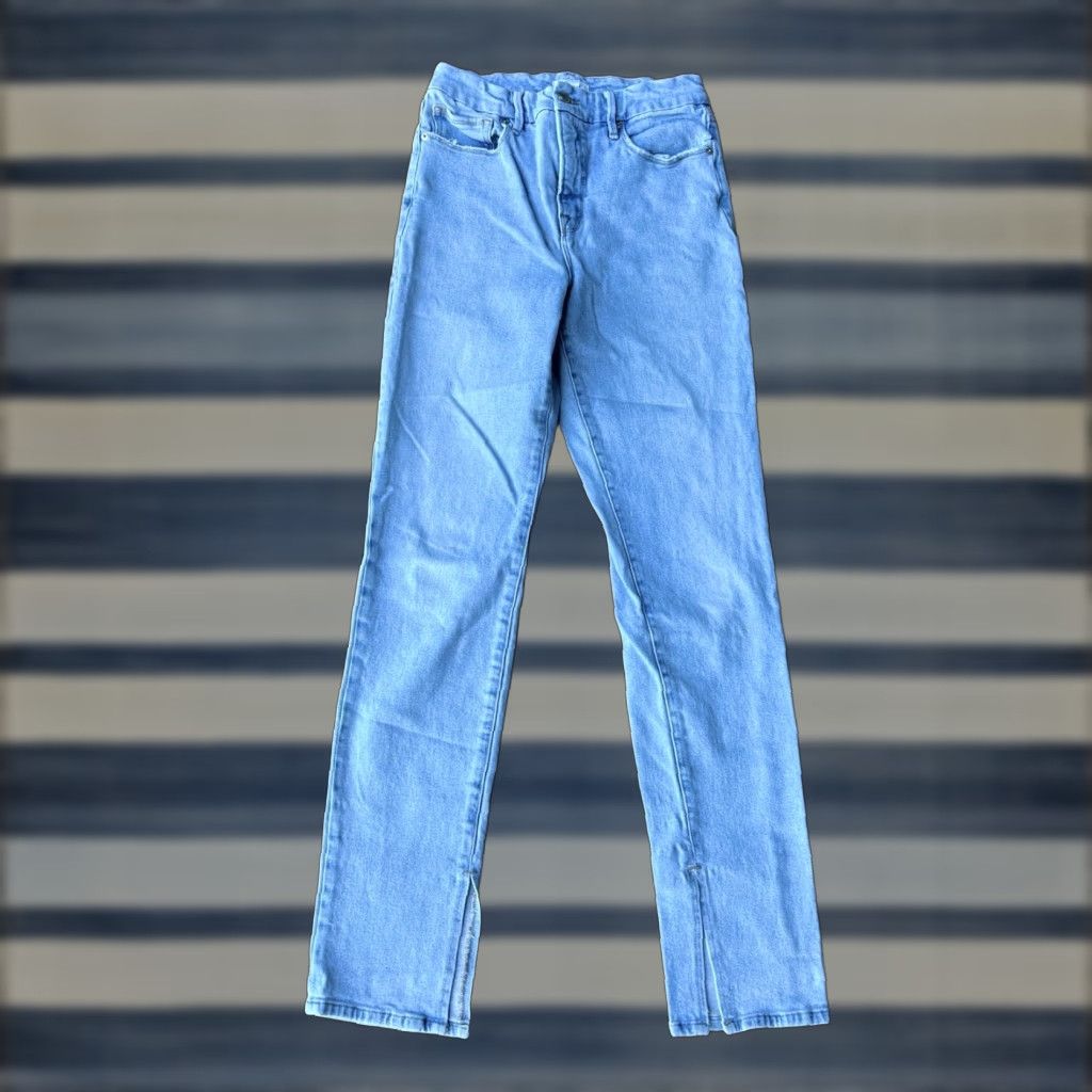 Good American VINTAGE Good American Good Boy High Rise Boyfriend Straight Leg Jeans Women’s 6/28 Shirt Size 28" / US 6 / IT 42 - 1 Thumbnail