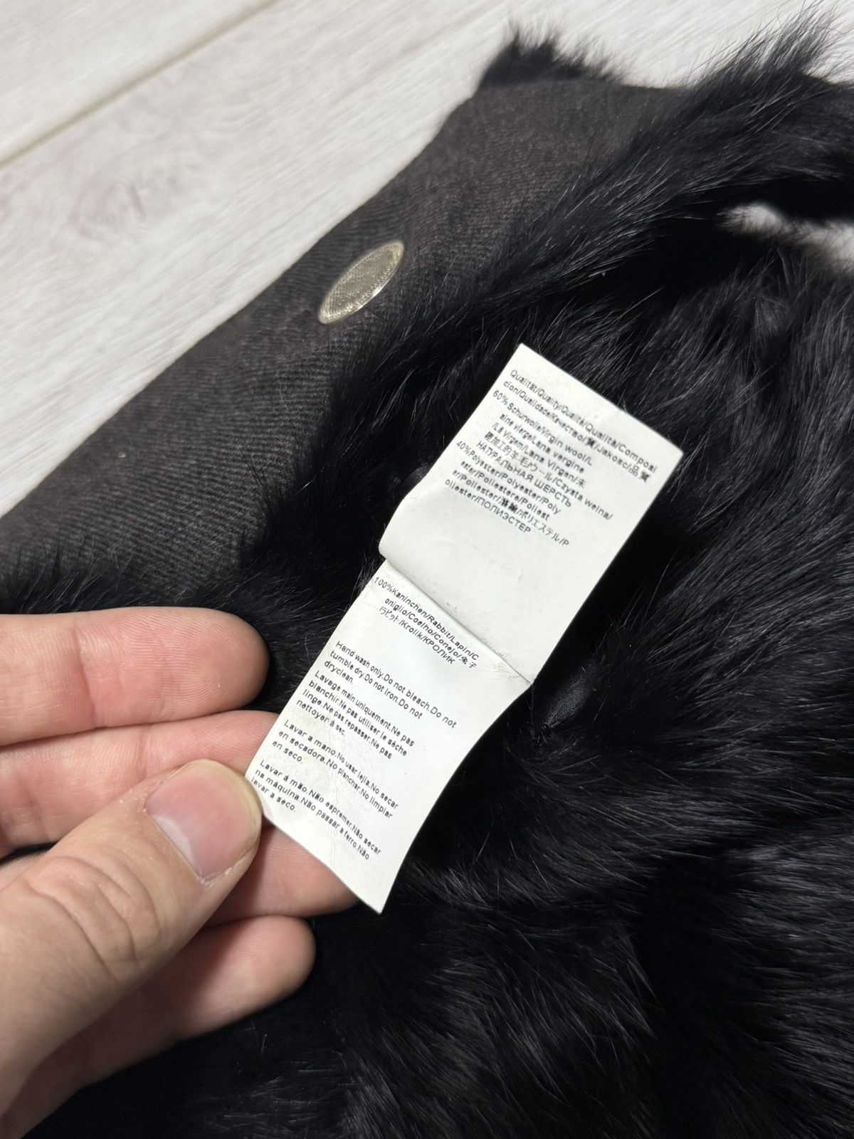 Hugo Boss Hugo Boss real rabbit fur + wool RARE ushanka hat Size ONE SIZE - 5 Thumbnail