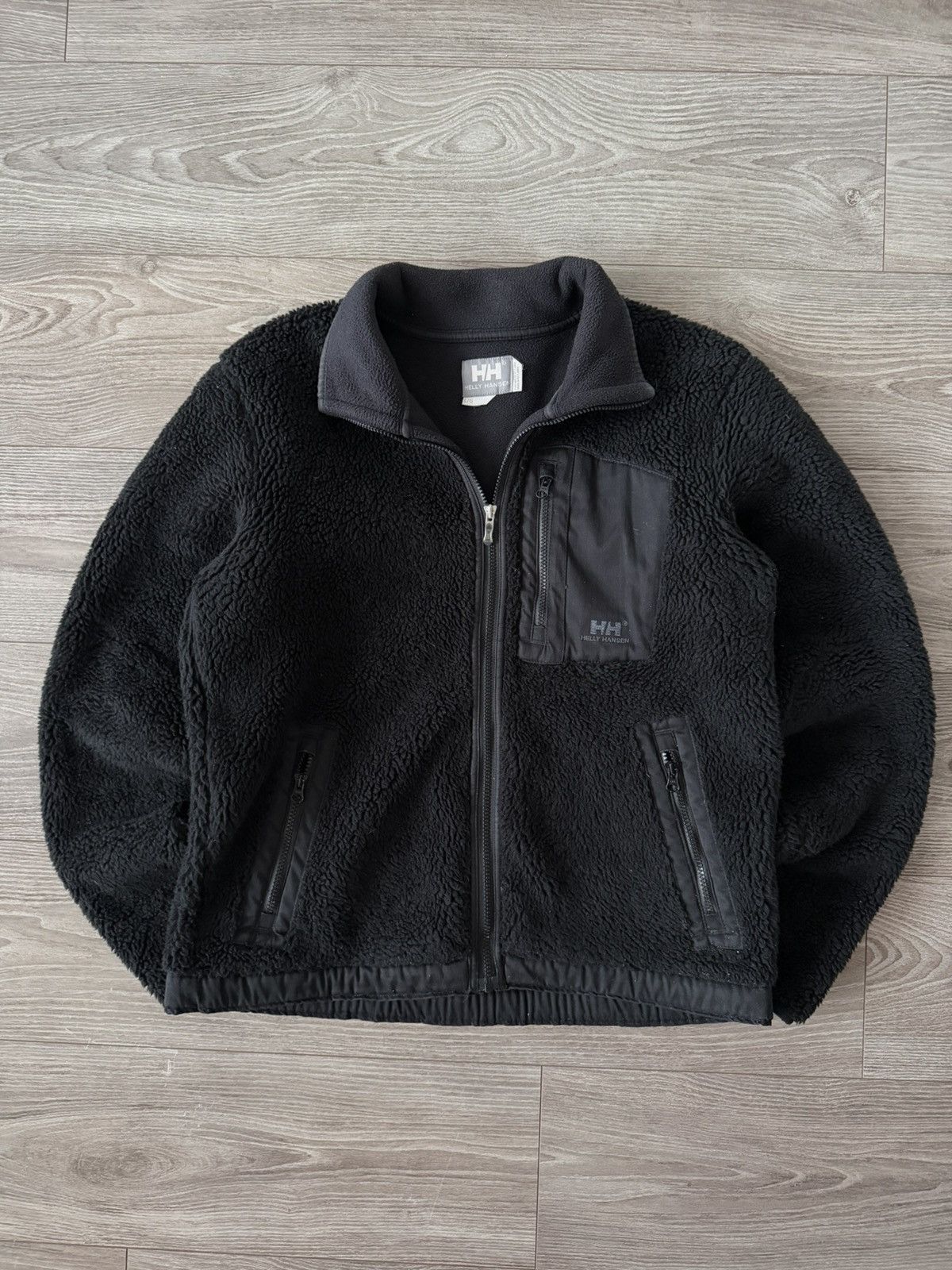 Helly Hansen Helly Hansen Black Teddy Fleece Vintage Zip Jacket Size US L / EU 52-54 / 3 - 1 Thumbnail