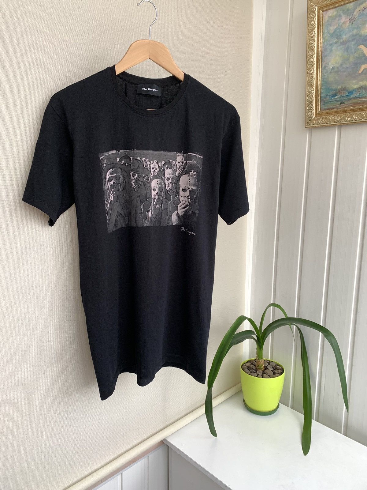 The Kooples The Kooples Skull Faces Big Logo T-Shirt Mens Size M Size US M / EU 48-50 / 2 - 1 Thumbnail