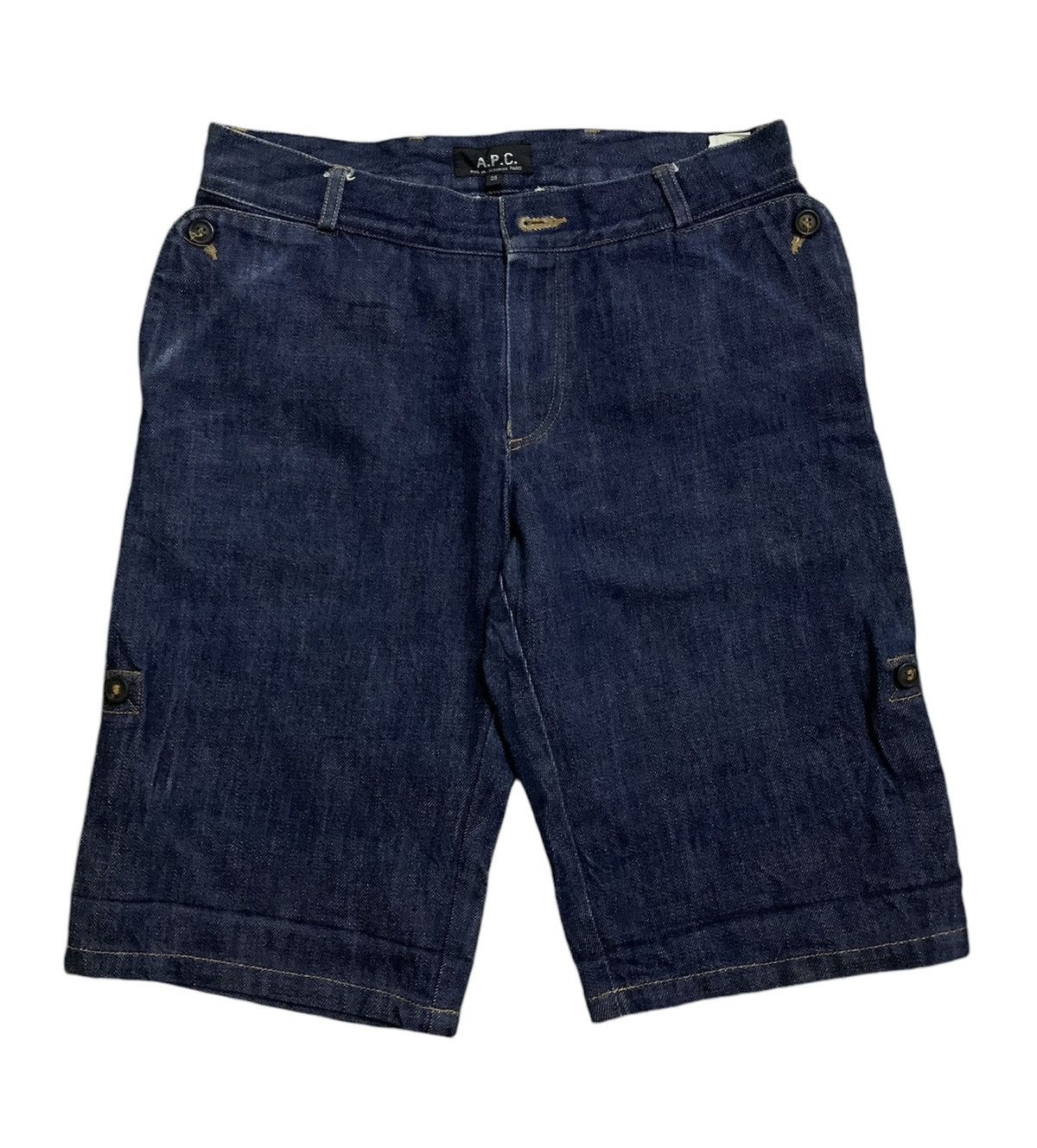 A.P.C. Vtg A.p.c Denim Short Pant Size 28" / US 6 / IT 42 - 3 Thumbnail