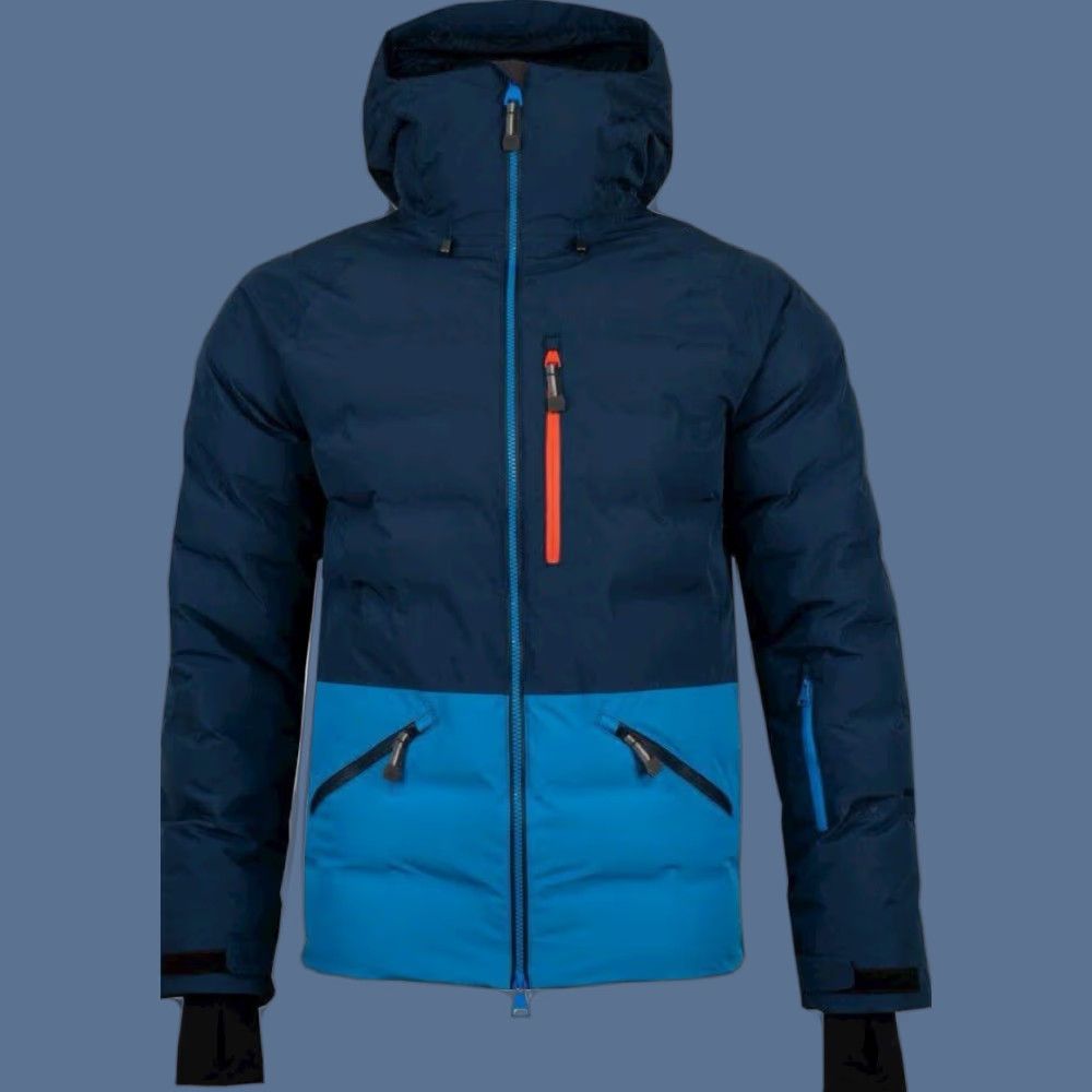 Vintage UNTRAKТ IGNEOUS Down Insulated Ski Snowboard Jacket L Men’s Blue Slim Puffer Jacket Winter Skiing 30” 32.5” Length Men Size US L / EU 52-54 / 3 - 1 Thumbnail