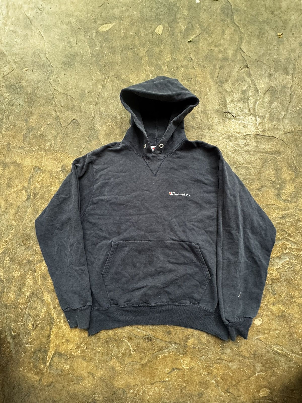 Champion Vintage champion blue hoodie script logo Size US L / EU 52-54 / 3 - 1 Thumbnail