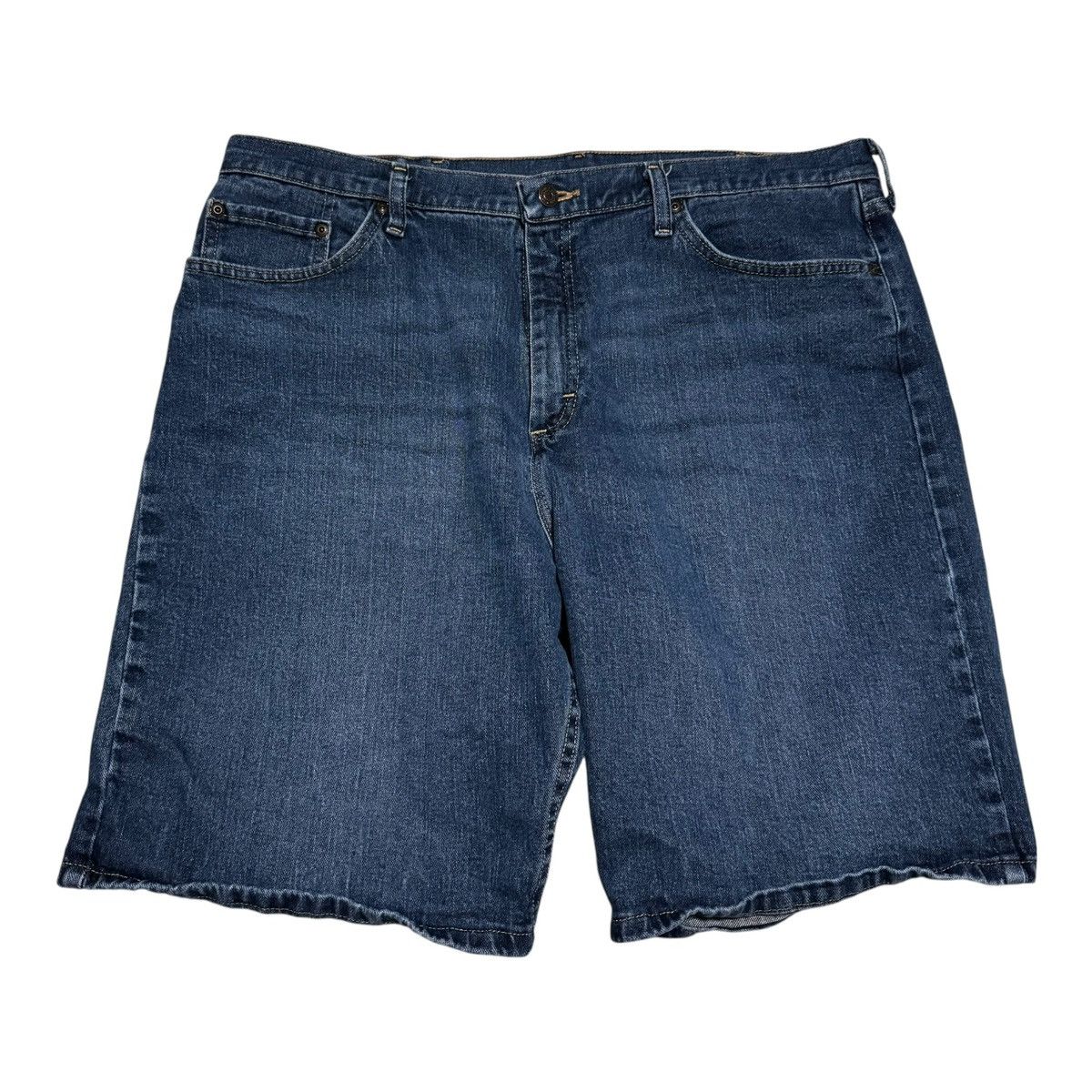 Wrangler Y2K Wrangler Dark Wash Relaxed Fit Jean Shorts Men's 39 Size US 39 - 3 Thumbnail