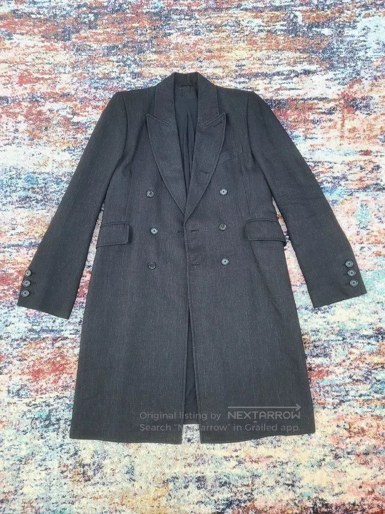 Ann Demeulemeester Men's Linen Coat.