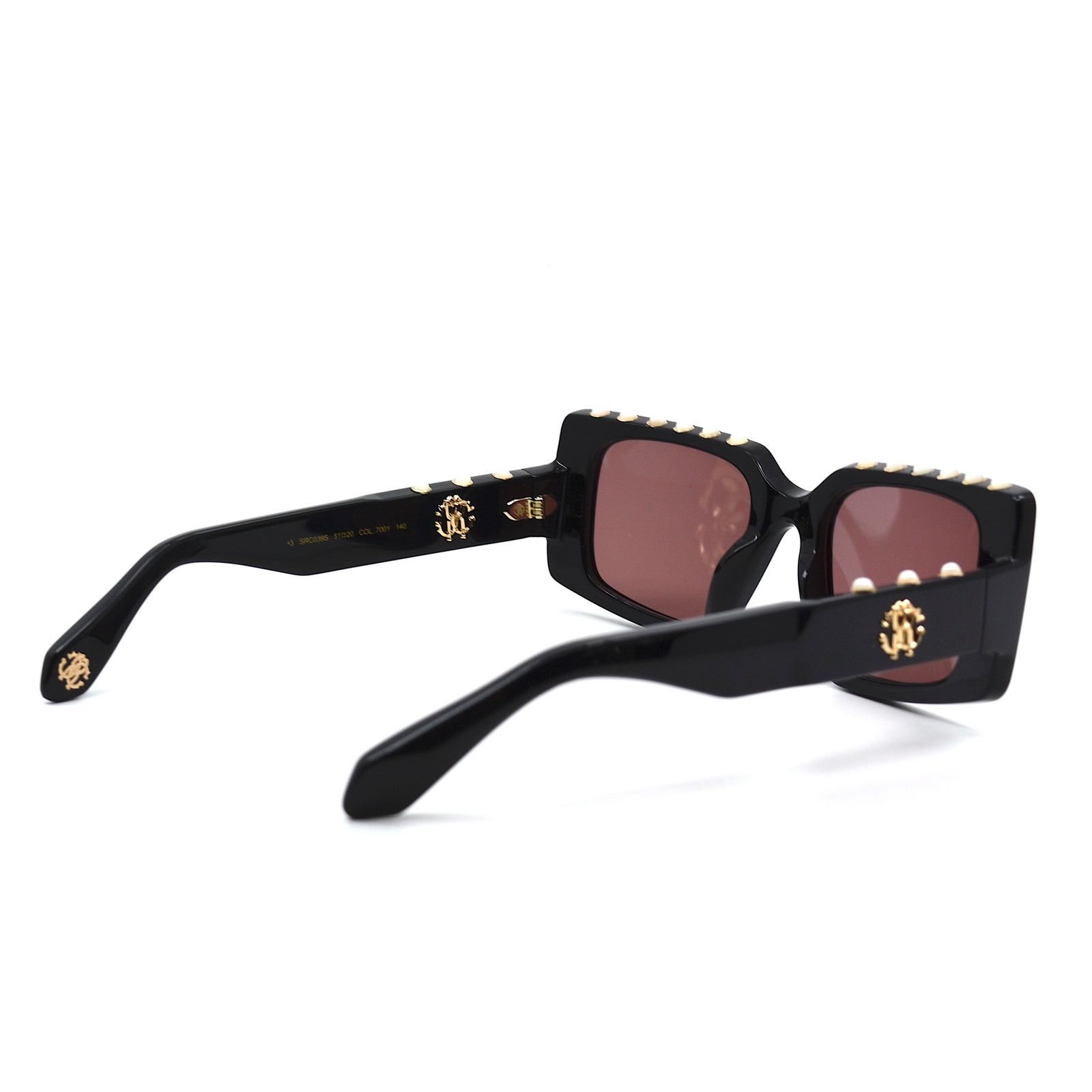 Roberto Cavalli ROBERTO CAVALLI SRC039S BLACK PURPLE AUTHENTIC SUNGLASSES Size ONE SIZE - 7 Thumbnail