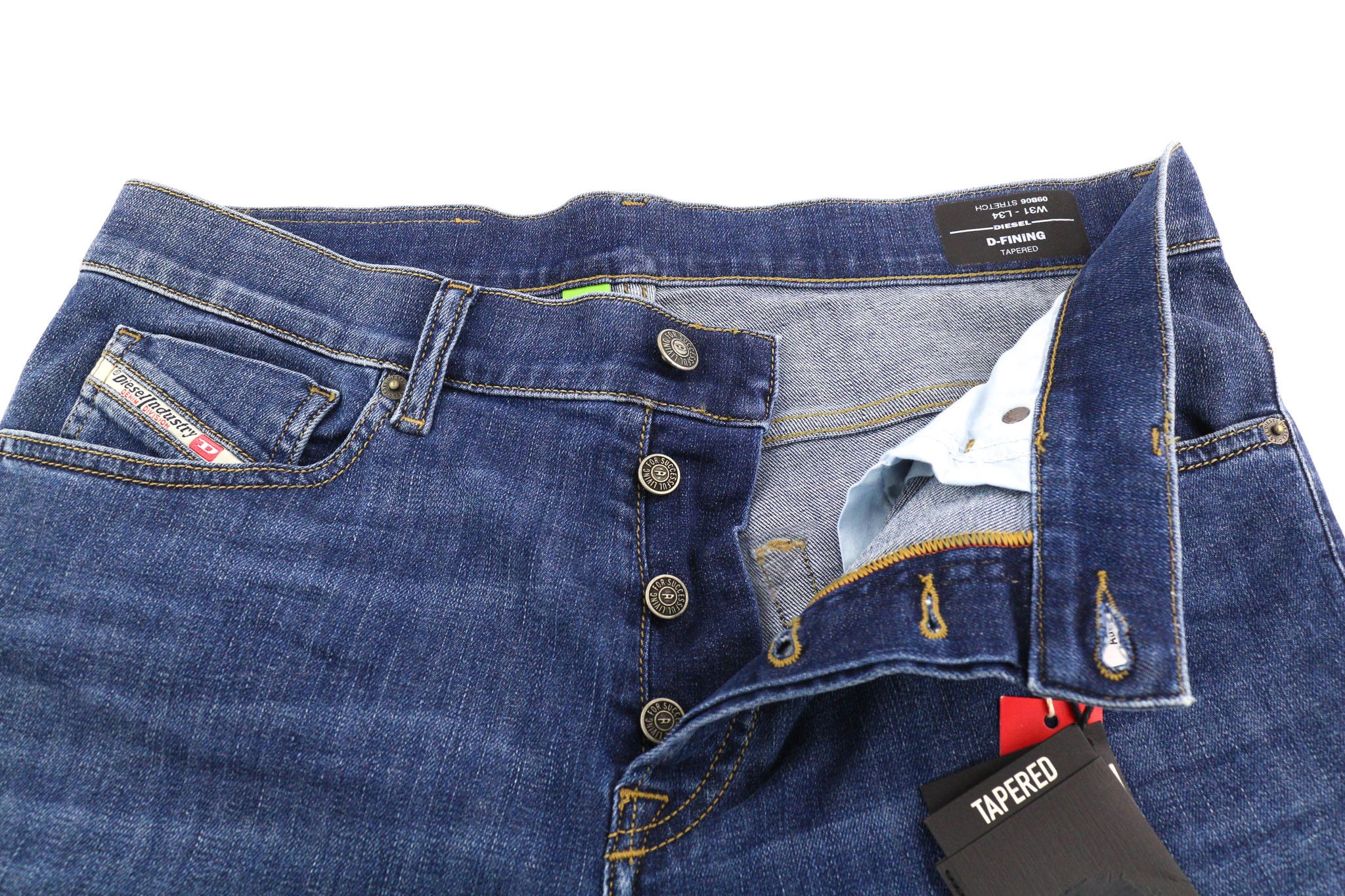 Diesel D-FINING 09B06 W31/L34 Stretch Washed 40428 Size US 31 - 4 Thumbnail