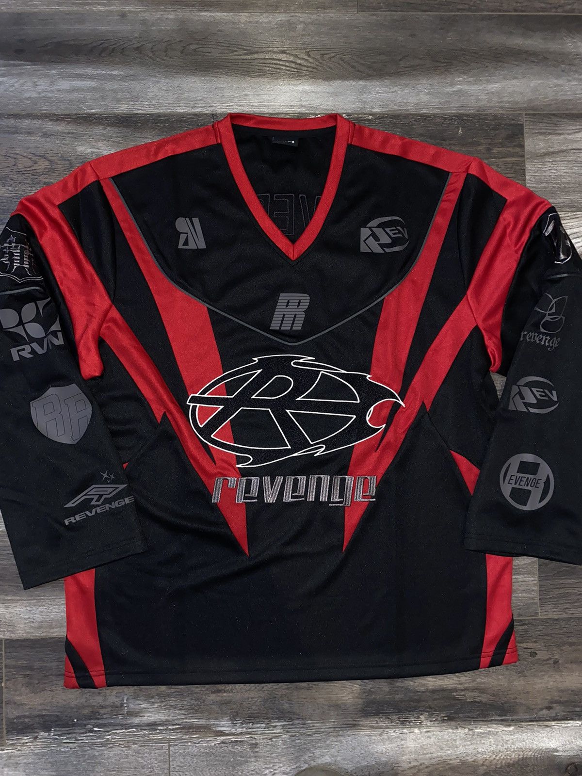 Revenge REVENGE MOTO RACER PATCH JERSEY XXL Size US XXL / EU 58 / 5 - 4 Thumbnail