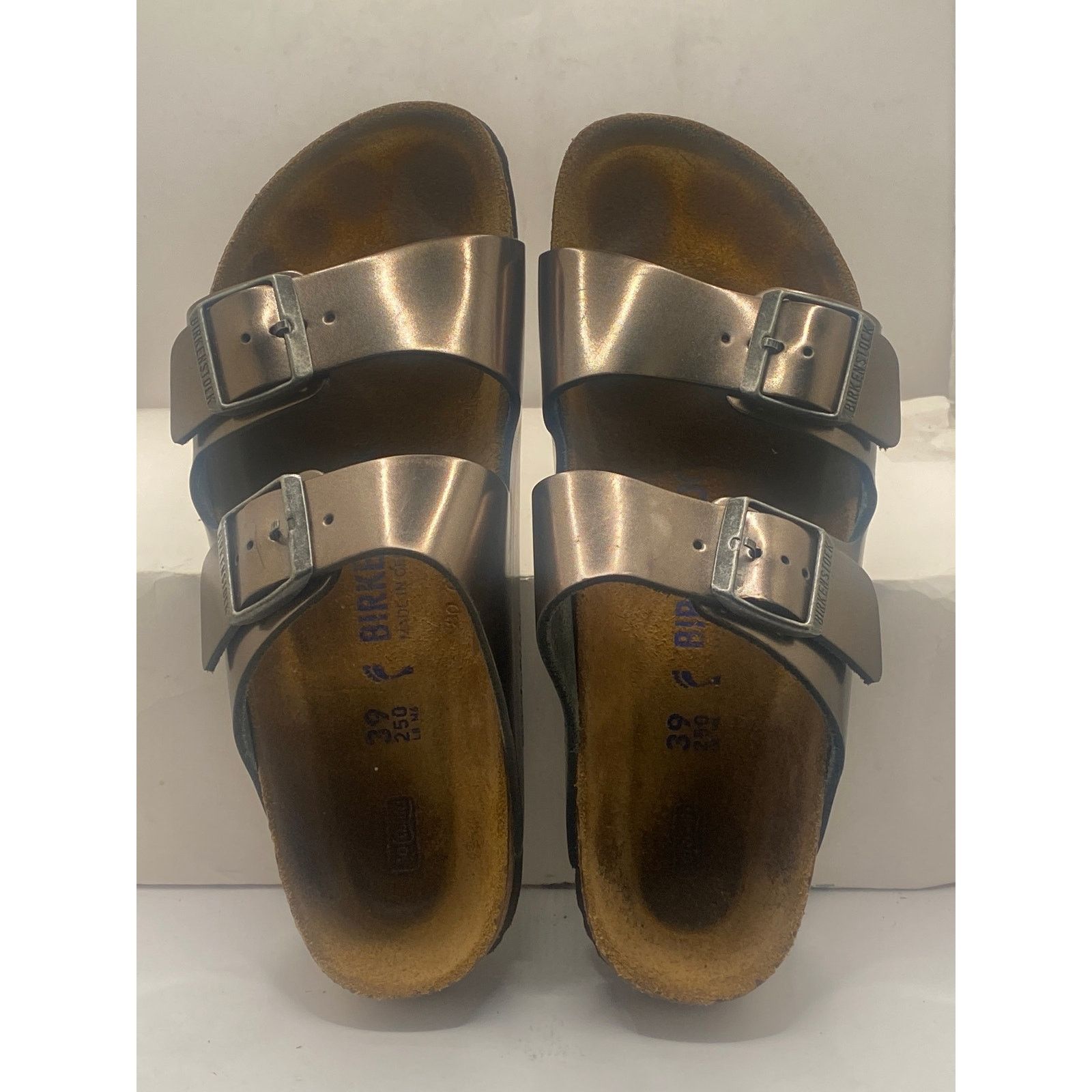 Birkenstock Birkenstock Arizona Sandal -EU 39/ 8.5 Metallic Anthracite Size US 8.5 / IT 38.5 - 5 Thumbnail