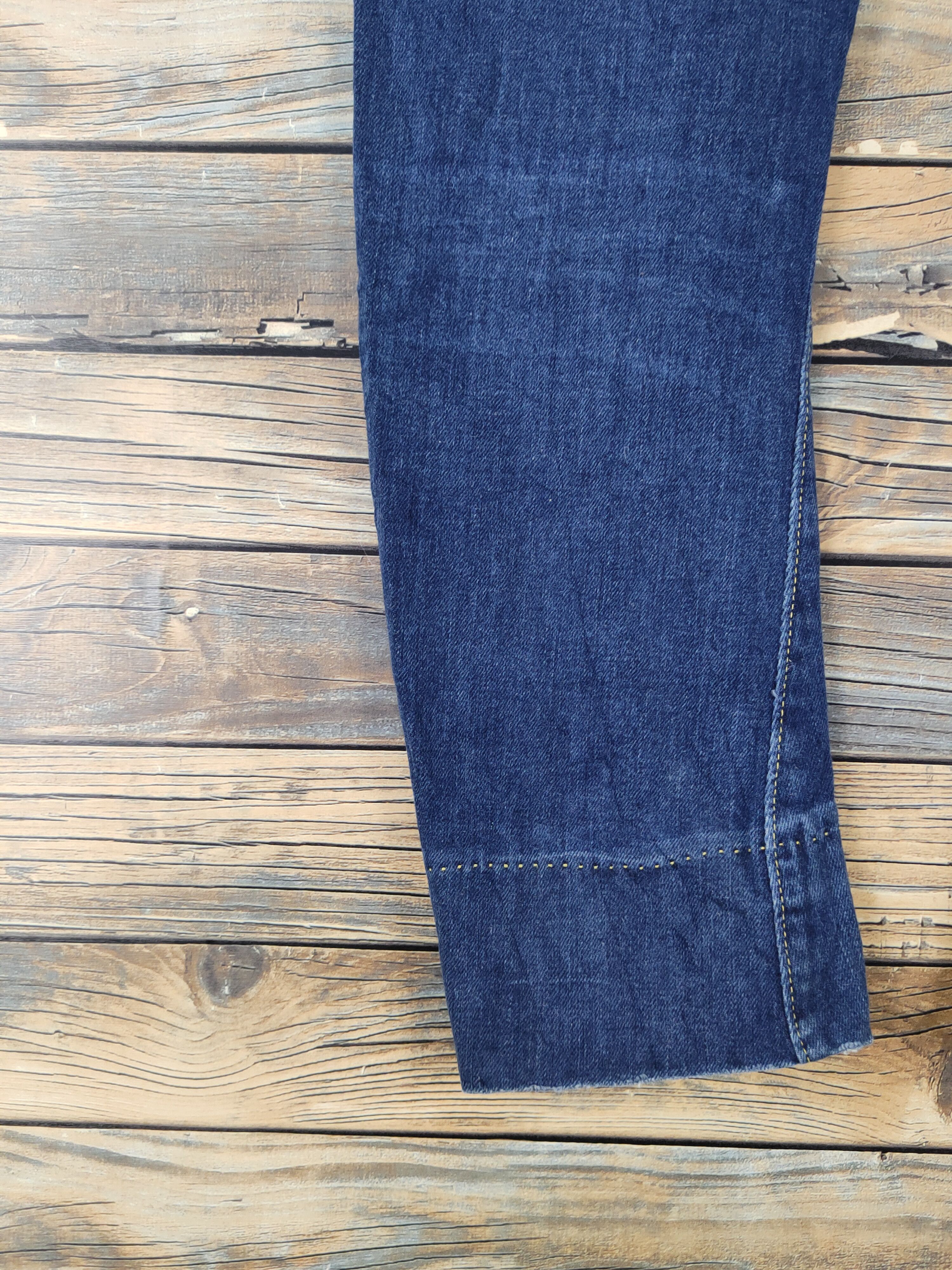 Vintage No Lita Italy Blue Distressed Ripped Jeans #W1949 Size 28" / US 6 / IT 42 - 9 Thumbnail