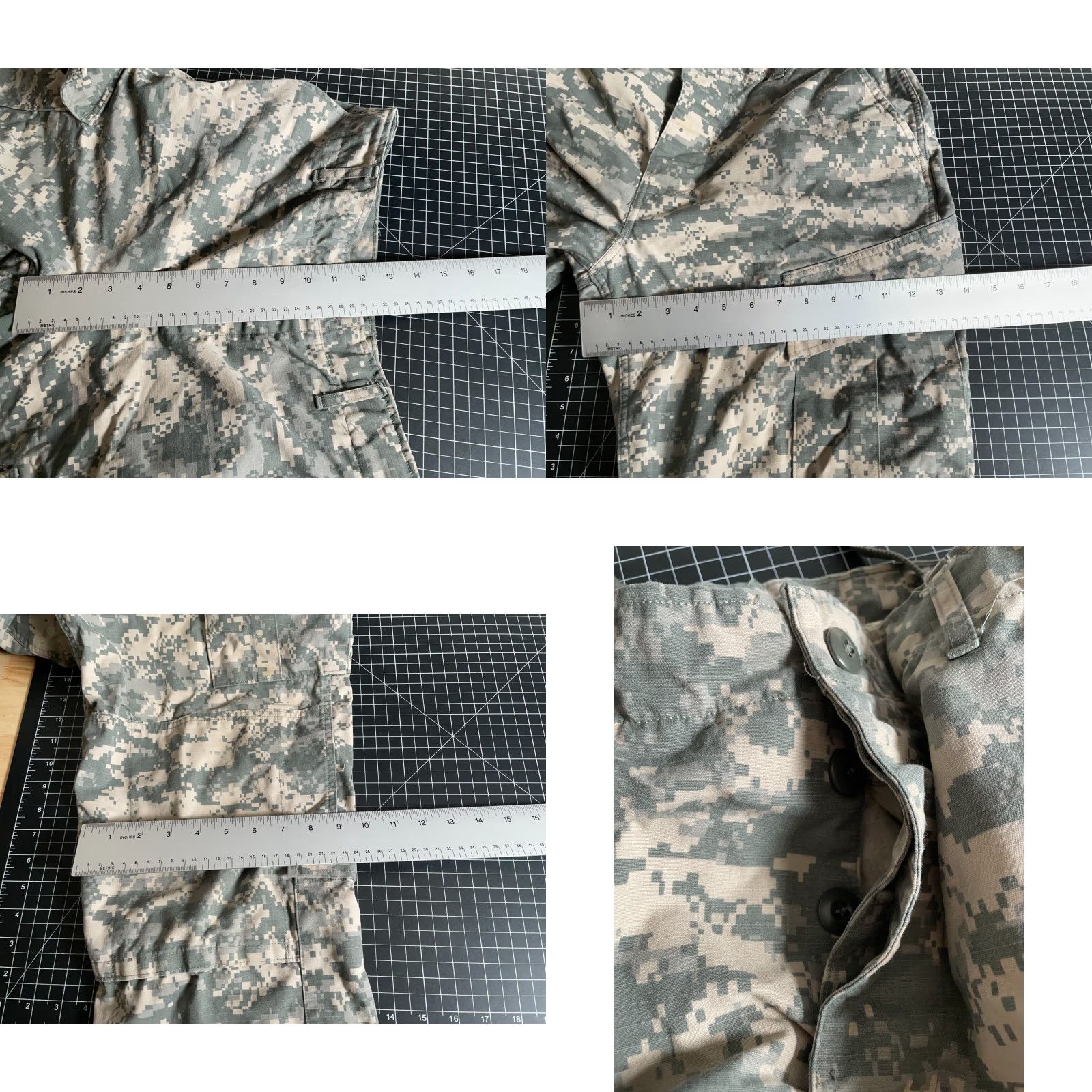 Vintage US Army Digital Camo Combat Pants Men's Medium Long 34 x 32 Camouflage Cargo Size US 34 / EU 50 - 8 Thumbnail