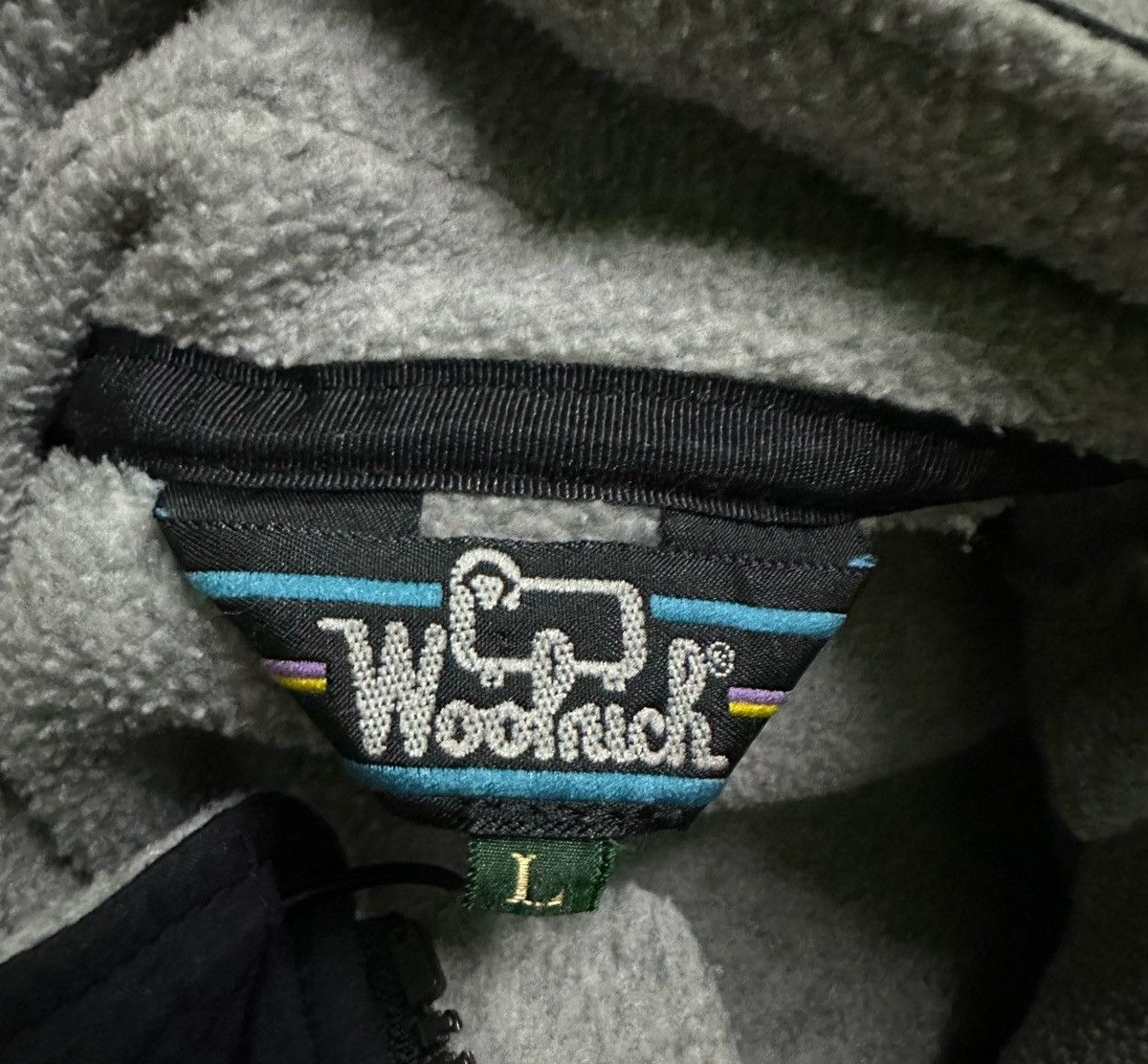 Woolrich Woolen Mills vintage Woolrich Polartec fleece jacket for men in gray Size US L / EU 52-54 / 3 - 5 Thumbnail