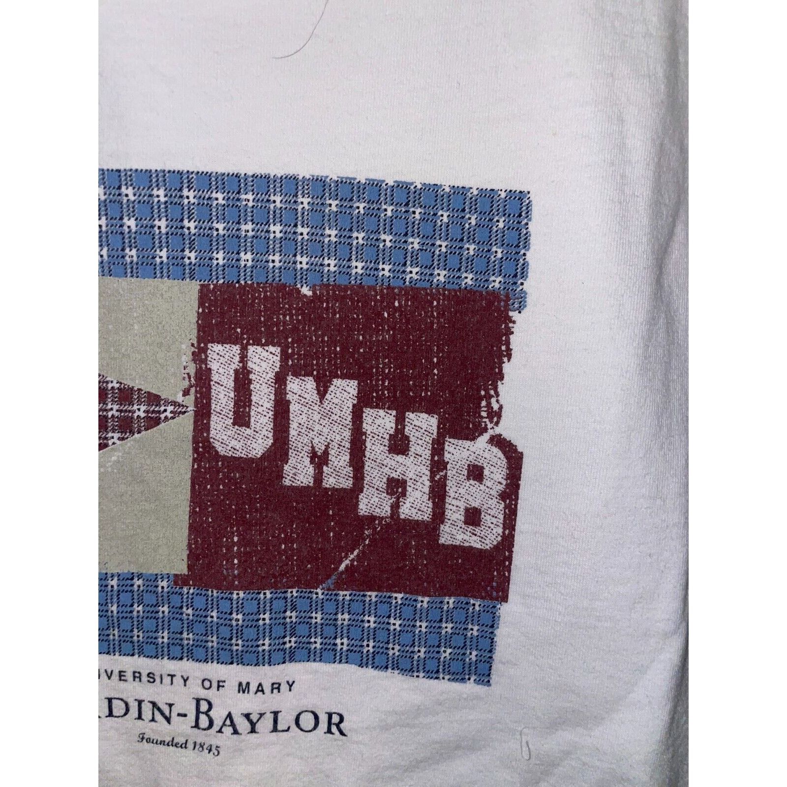 Vintage Vintage University Mary Hardin Baylor Shirt UMHB Tee 2000s M Size US M / EU 48-50 / 2 - 3 Thumbnail