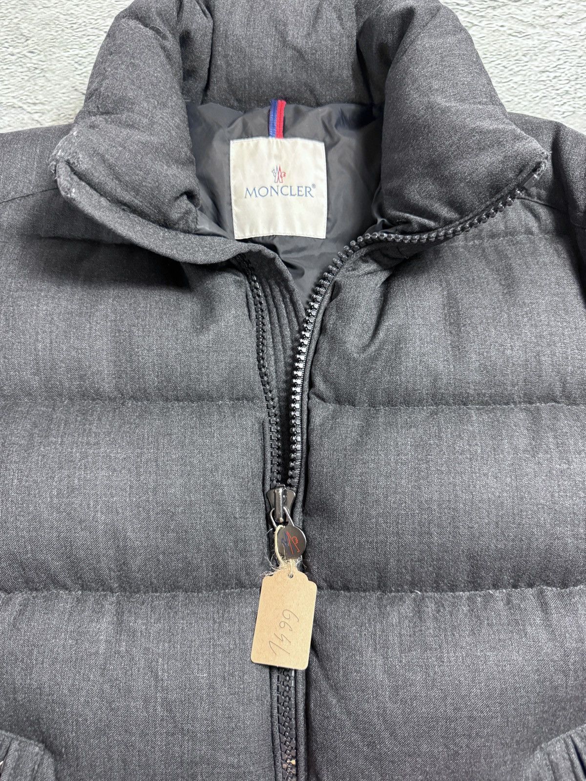 Moncler Moncler puffer jacket grey down Size US XL / EU 56 / 4 - 2 Thumbnail