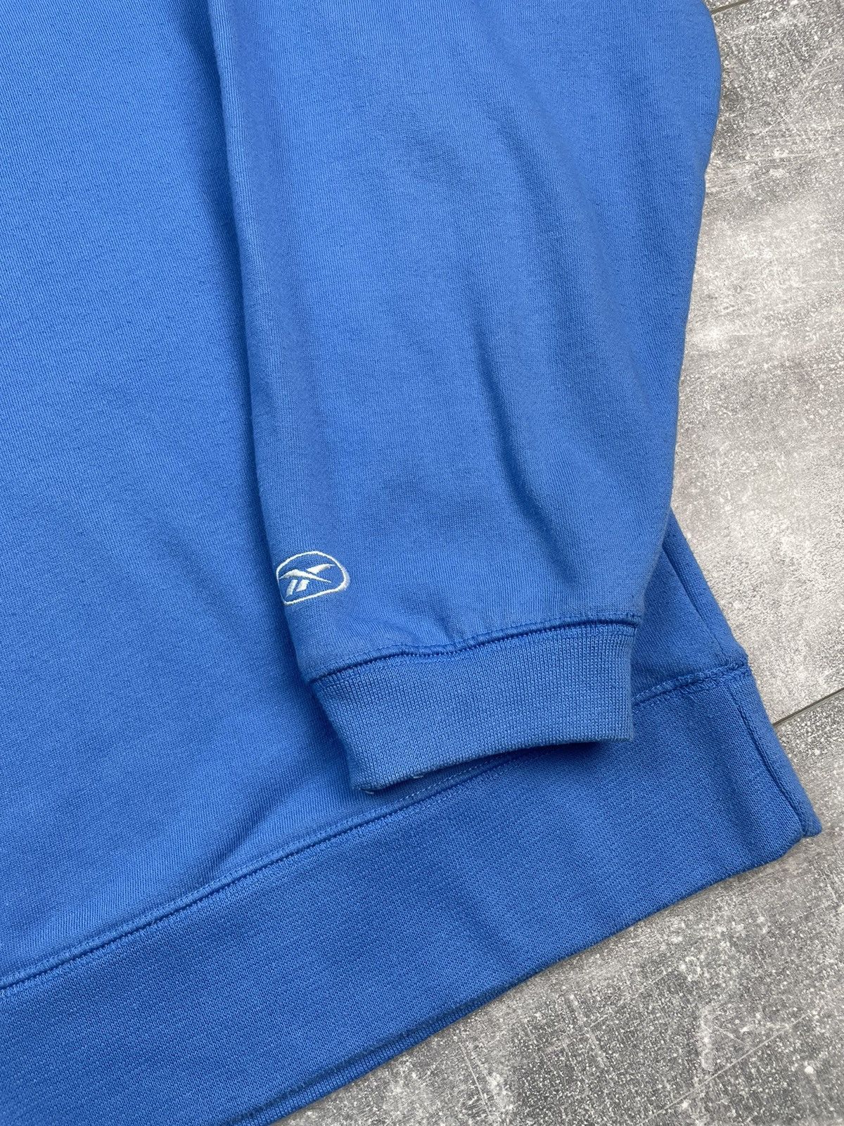 Reebok × Vintage Reebok Vintage Blue Sweatshirt Size US XL / EU 56 / 4 - 3 Thumbnail