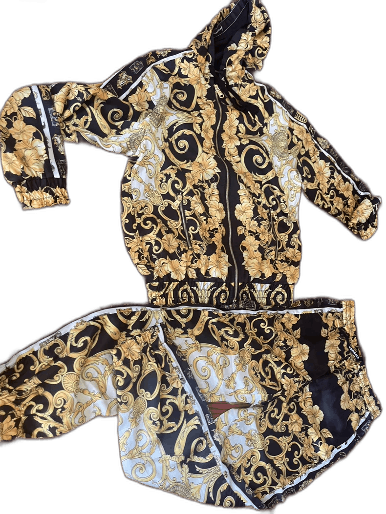 Versace Versace Gold Baroque Print Tracksuit - dmc Size M / US 6-8 / IT 42-44 - 1 Thumbnail