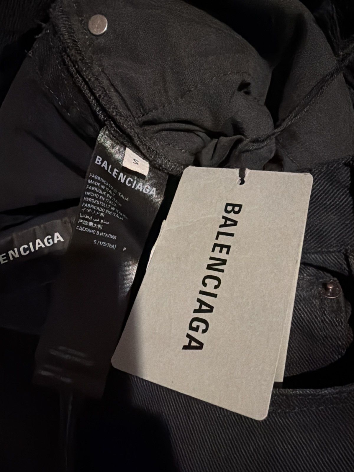 Balenciaga Balenciaga black sun faded bootcut jeans size small Size US 29 - 8 Thumbnail