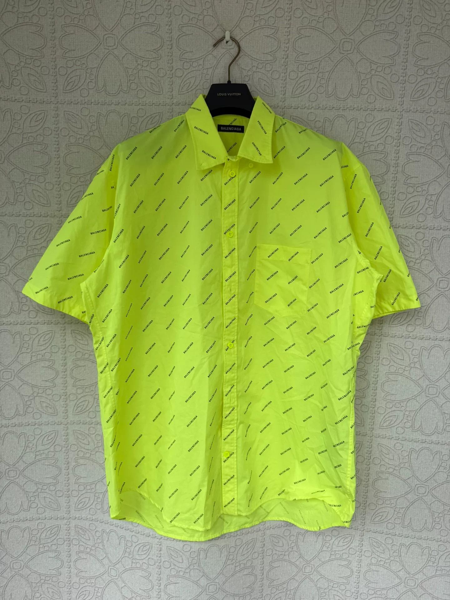 Balenciaga balenciaga printed short sleeve shirt Size US M / EU 48-50 / 2 - 1 Thumbnail