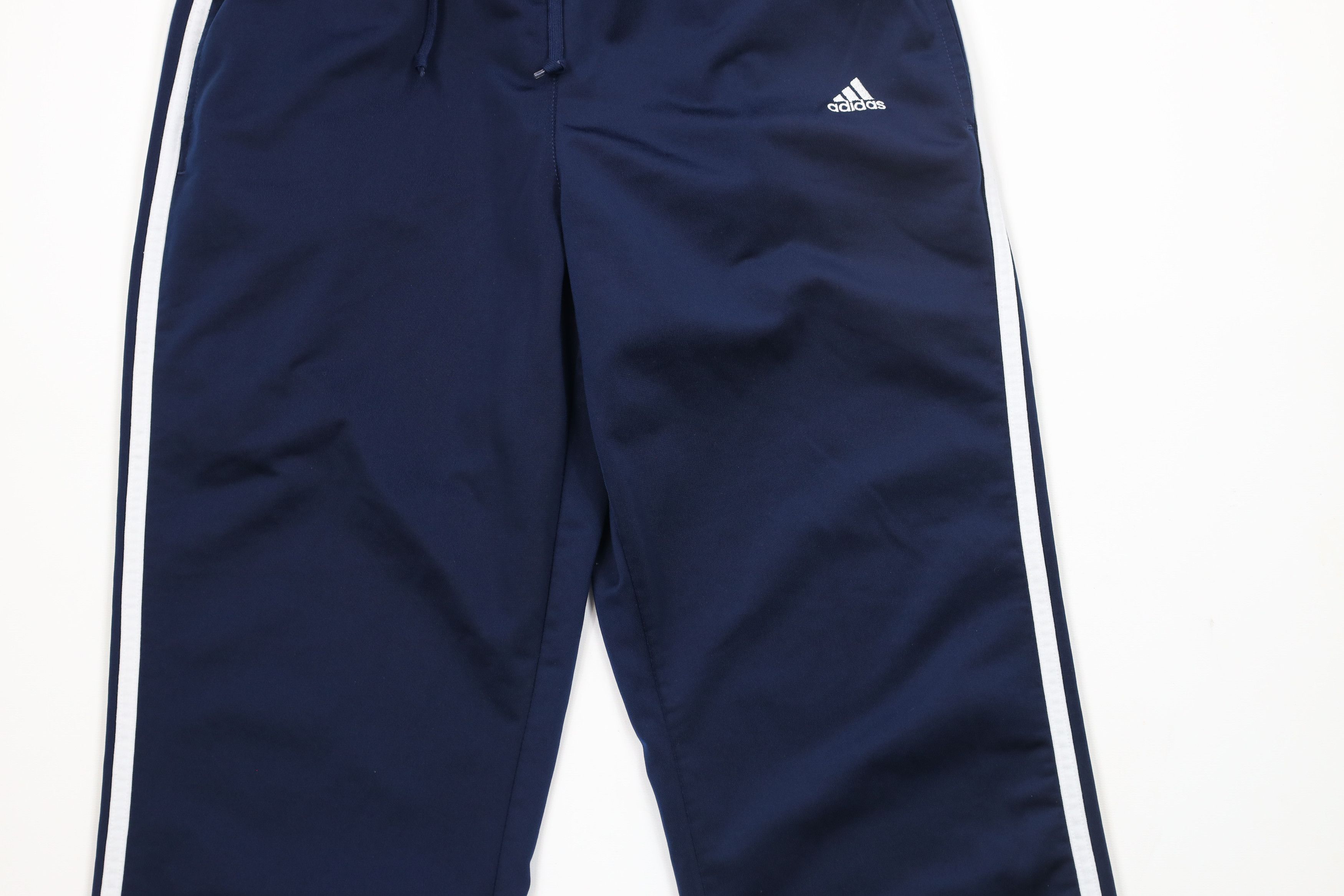 Adidas × Vintage Vintage Y2K Adidas Striped Flared Wide Leg Sweatpants Pants Size 30" / US 8 / IT 44 - 3 Thumbnail