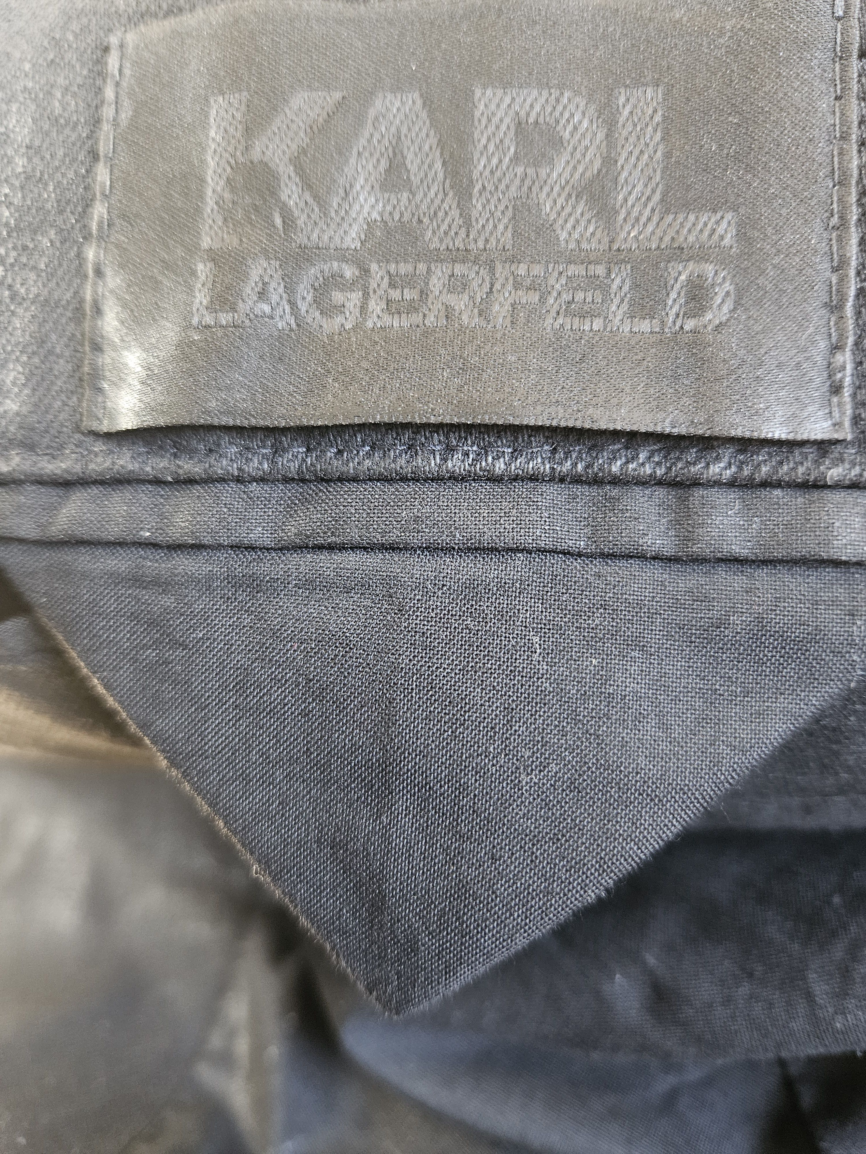 Karl Lagerfeld Karl Lagerfeld Archive Metallic Coated Blazer Jacket Size 40R - 6 Thumbnail