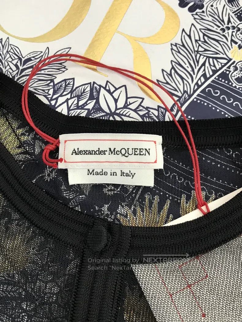 Alexander McQueen Alexander Mcqueen Mesh knitted cardigan jacket Size S / US 4 / IT 40 - 4 Thumbnail