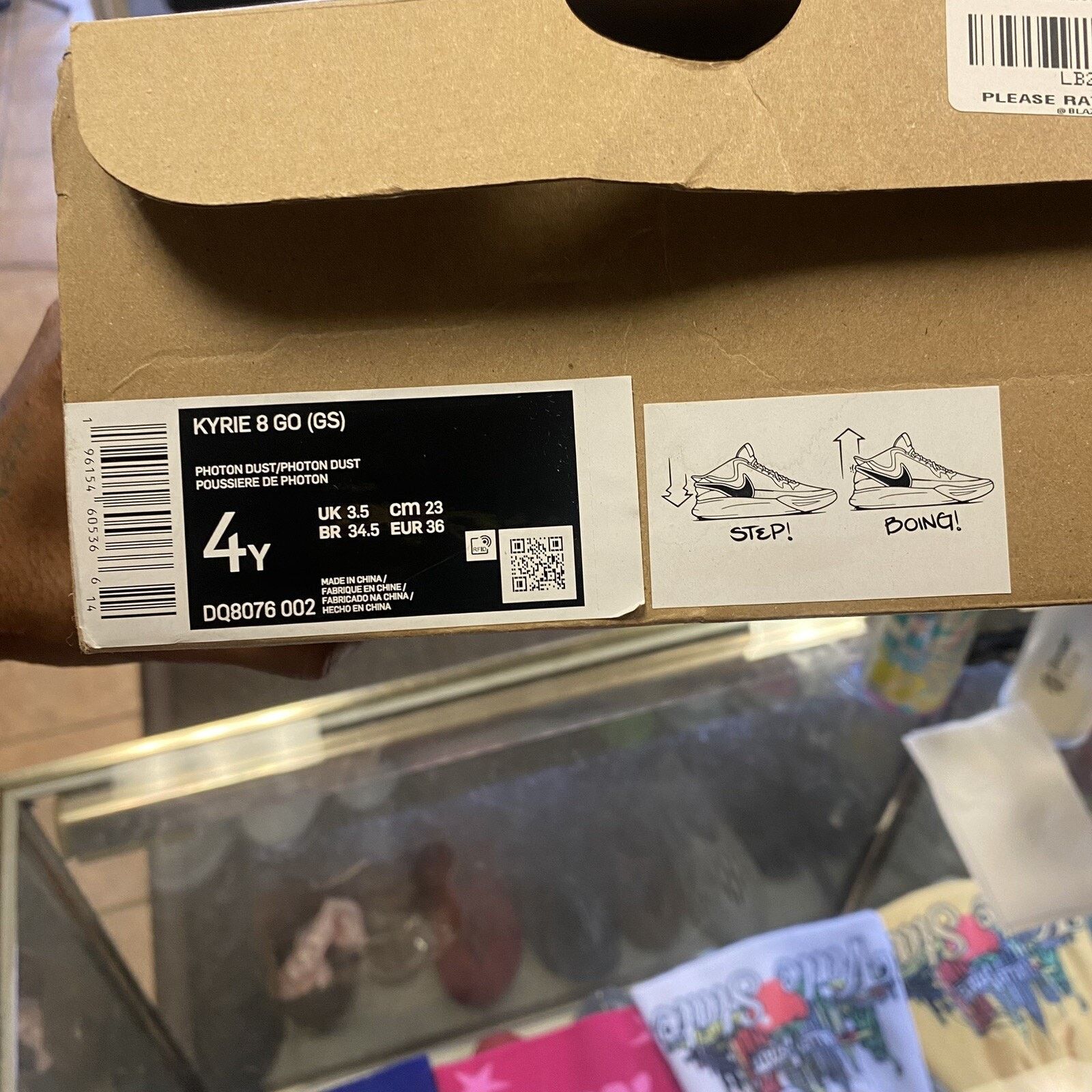Nike NIKE KYRIE 8 GO (GS) Photon Dust/Photon Dust KIDS SIZE 4Y Size US 5 / EU 37 - 7 Thumbnail