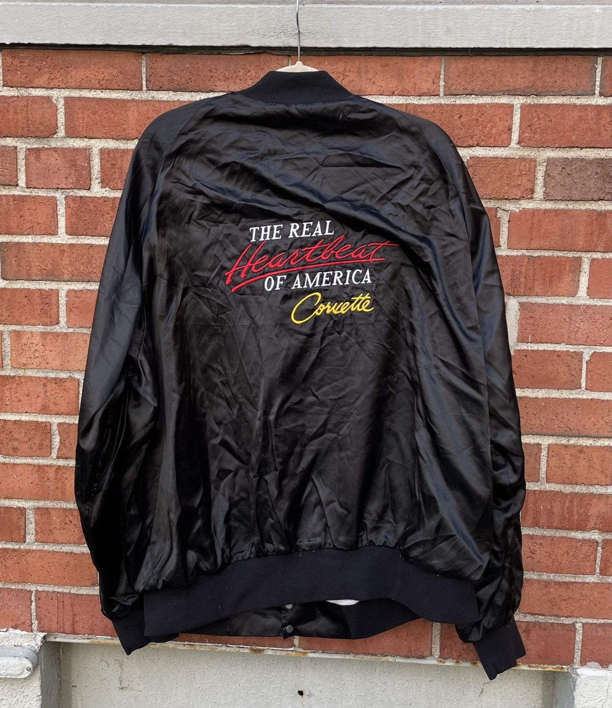 Vintage Vintage Corvette Jacket 3XL Heartbeat Of America Satin Size US XXL / EU 58 / 5 - 6 Thumbnail