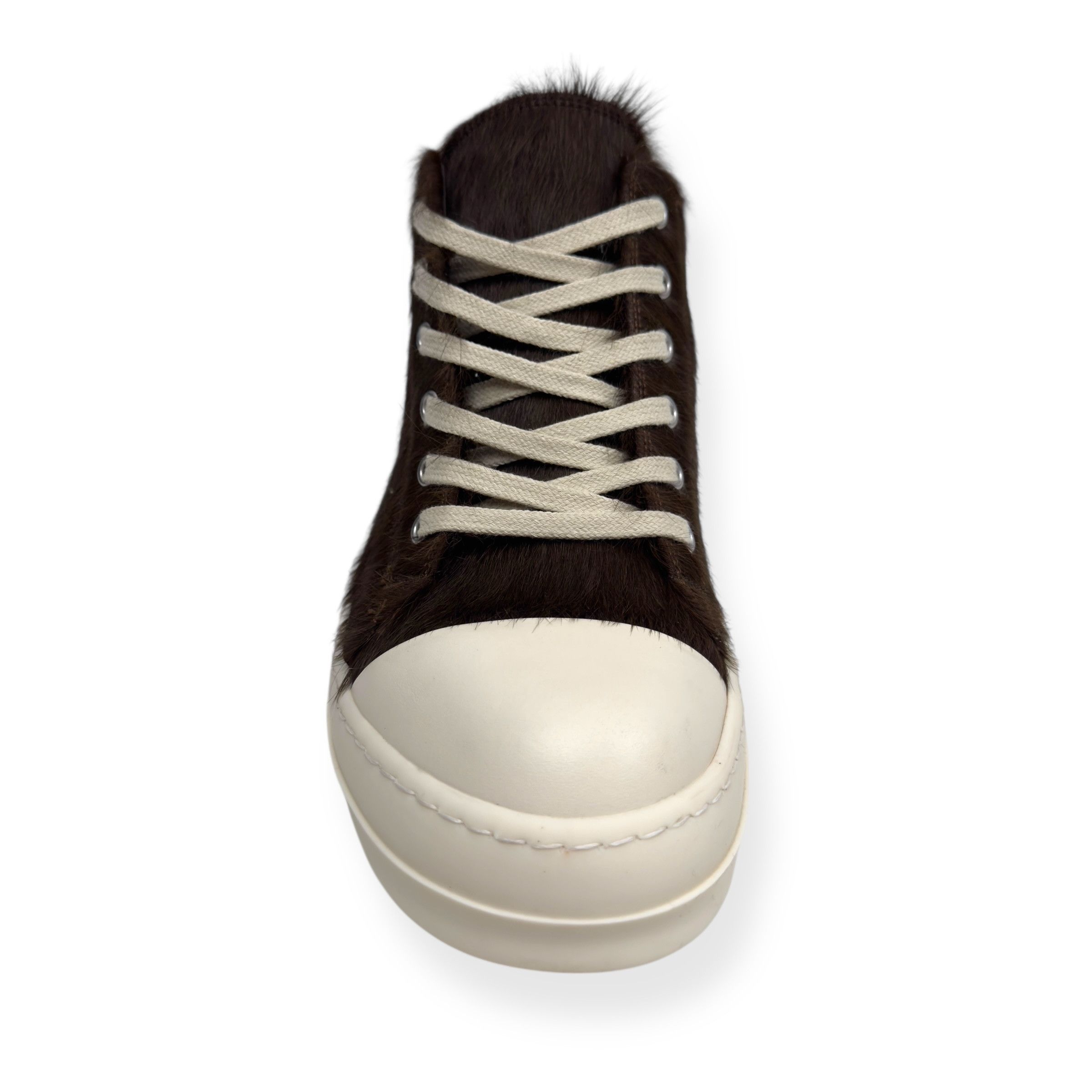 Rick Owens RICK OWENS PONY HAIR LOW TOP SNEAKER BROWN 41.5 / UK7.5 Size US 8.5 / EU 41-42 - 2 Thumbnail